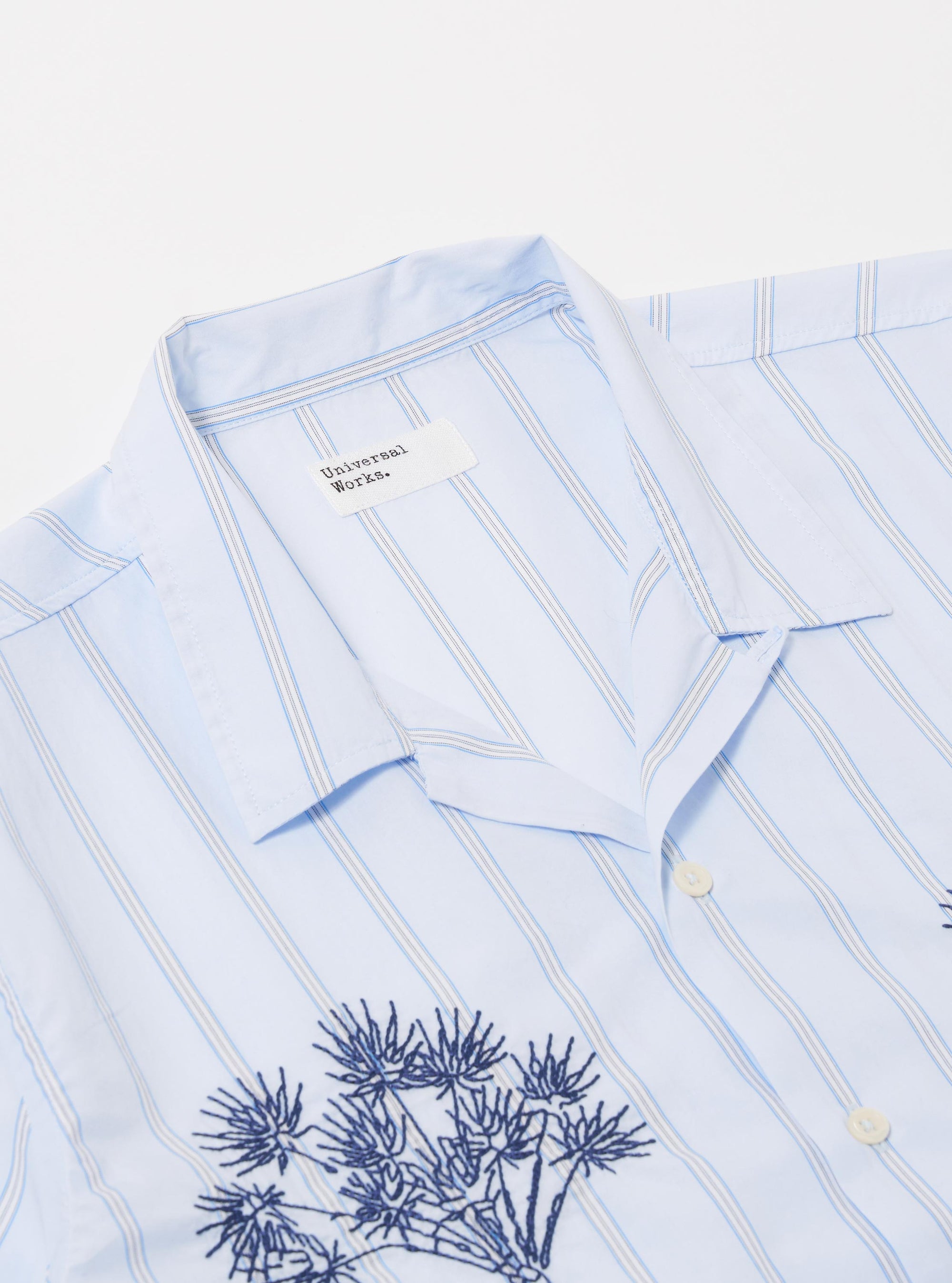 Soft Blue Mc Stripe Road Trip Shirt