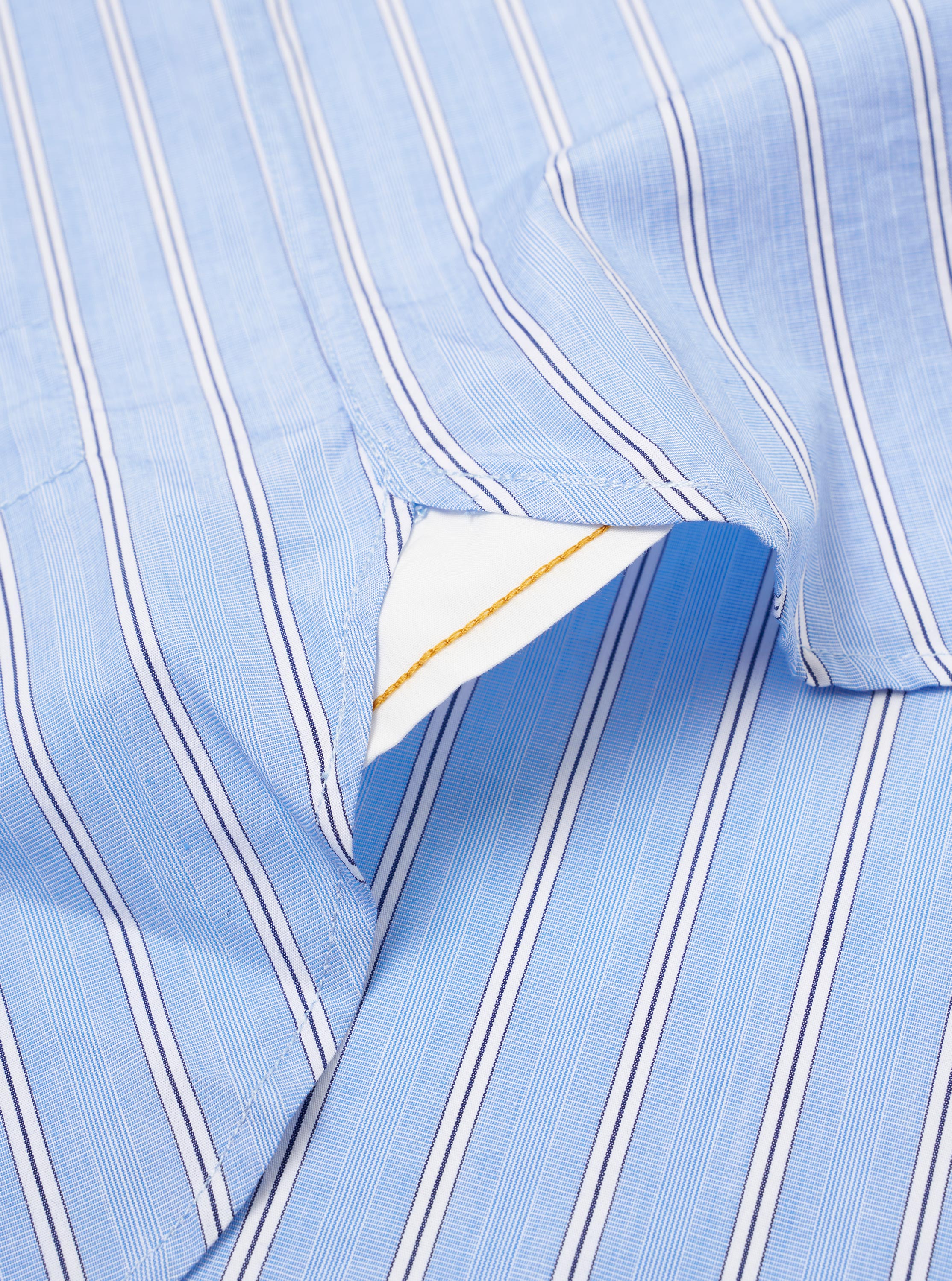 Men's Blue Mc Stripe Square Pocket Shirt – Universal Works
