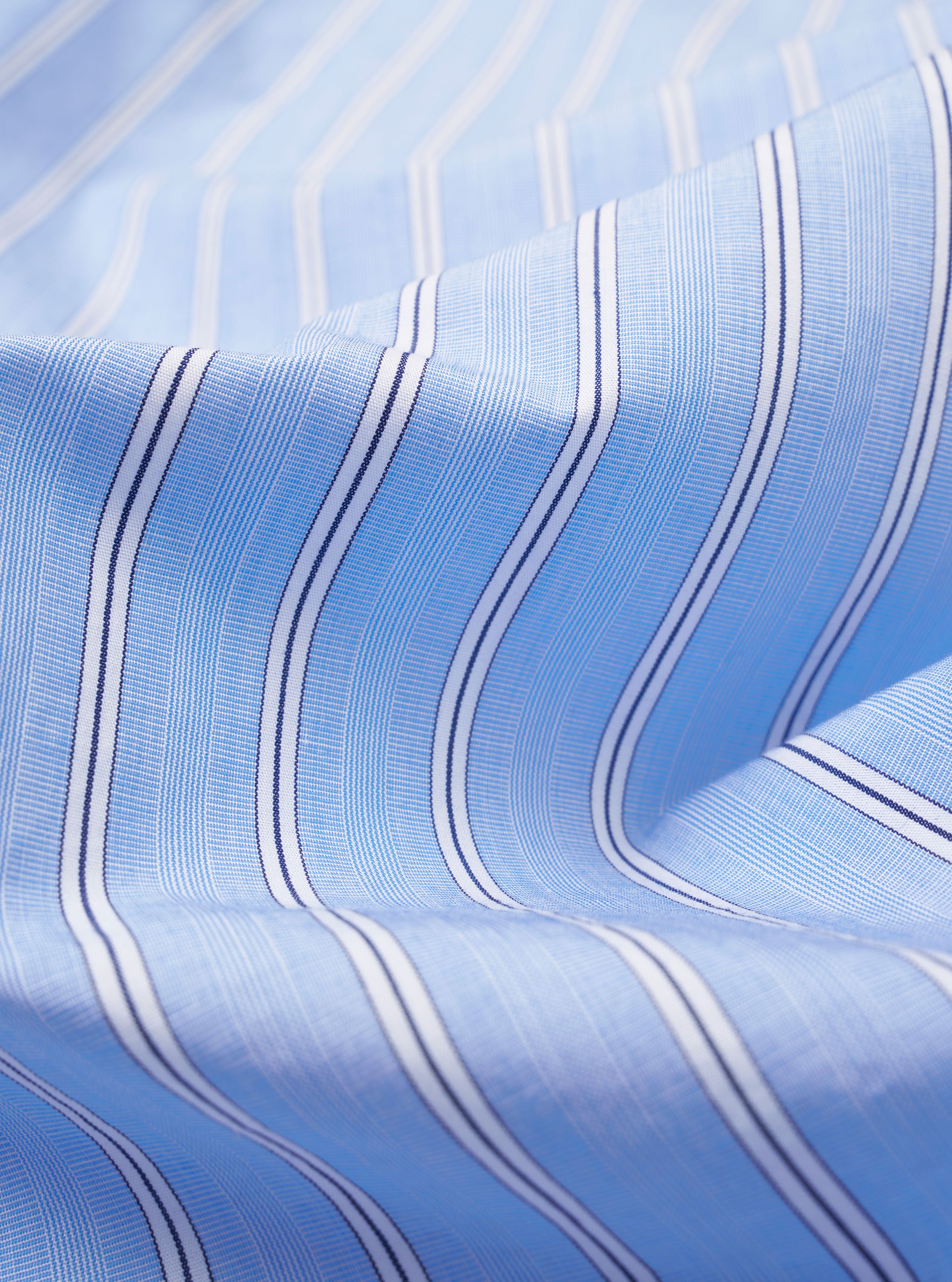 Men's Blue Mc Stripe Square Pocket Shirt – Universal Works