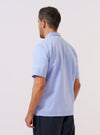 Sky Blue Sido Linen Mix Road Shirt
