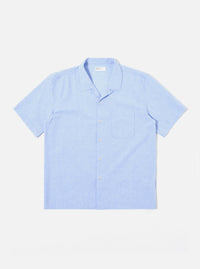 Sky Blue Sido Linen Mix Road Shirt