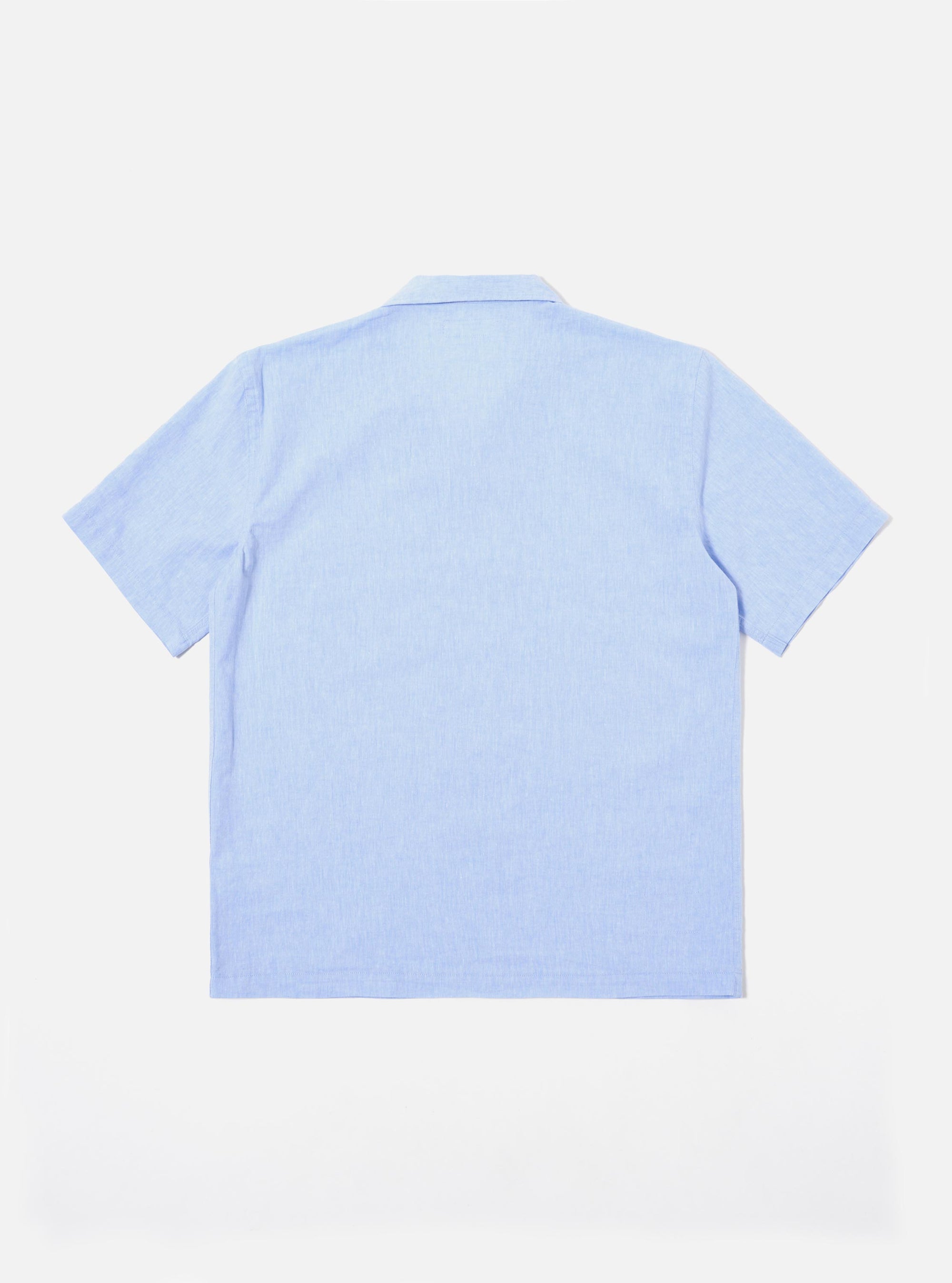 Sky Blue Sido Linen Mix Road Shirt