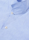 Sky Blue Sido Linen Mix Road Shirt
