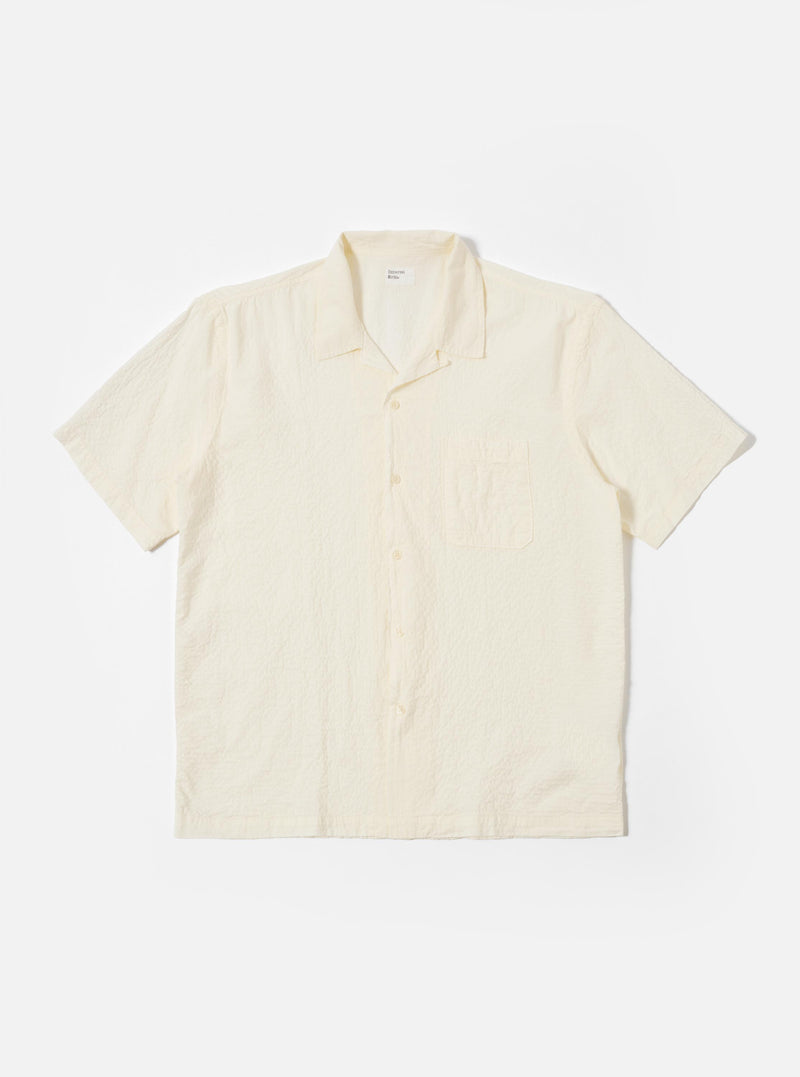 Ecru Arten Seersucker Road Shirt