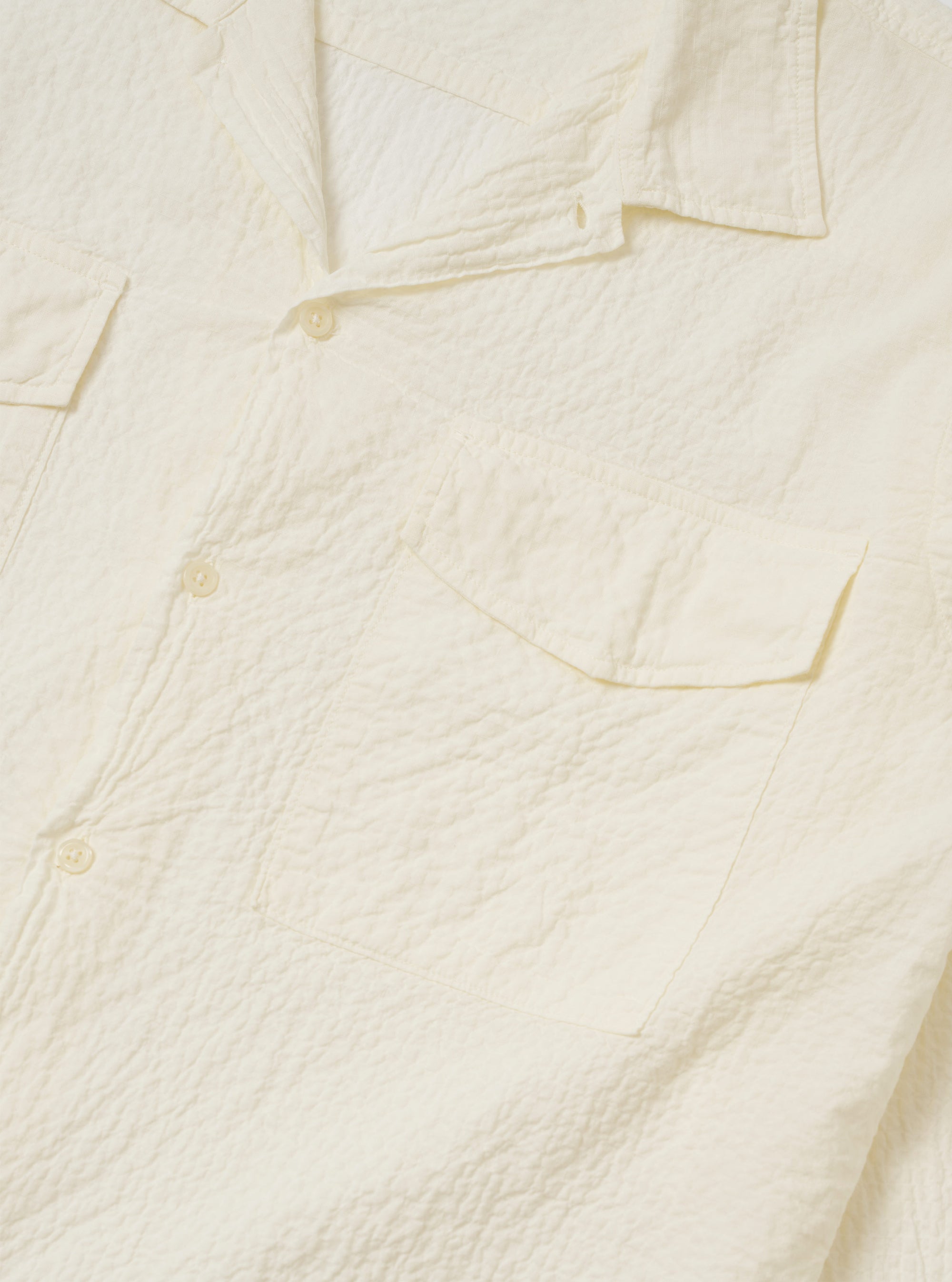 Ecru Arten Seersucker Attendant Shirt