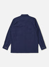 Navy Arten Seersucker Attendant Shirt