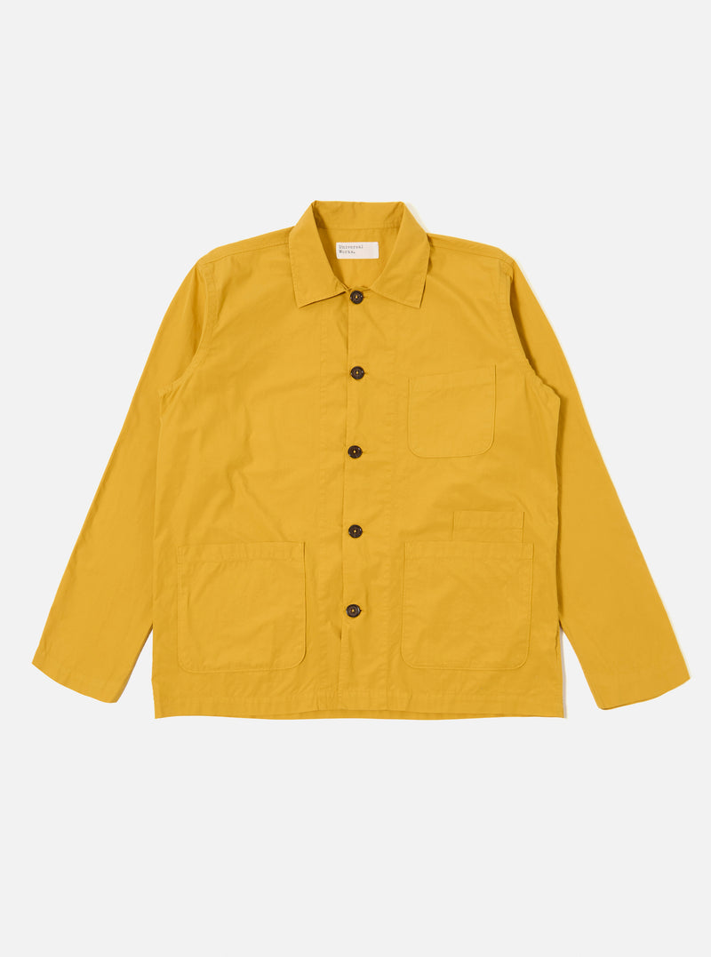 Golden Brown Organic Fine Poplin Bakers Overshirt