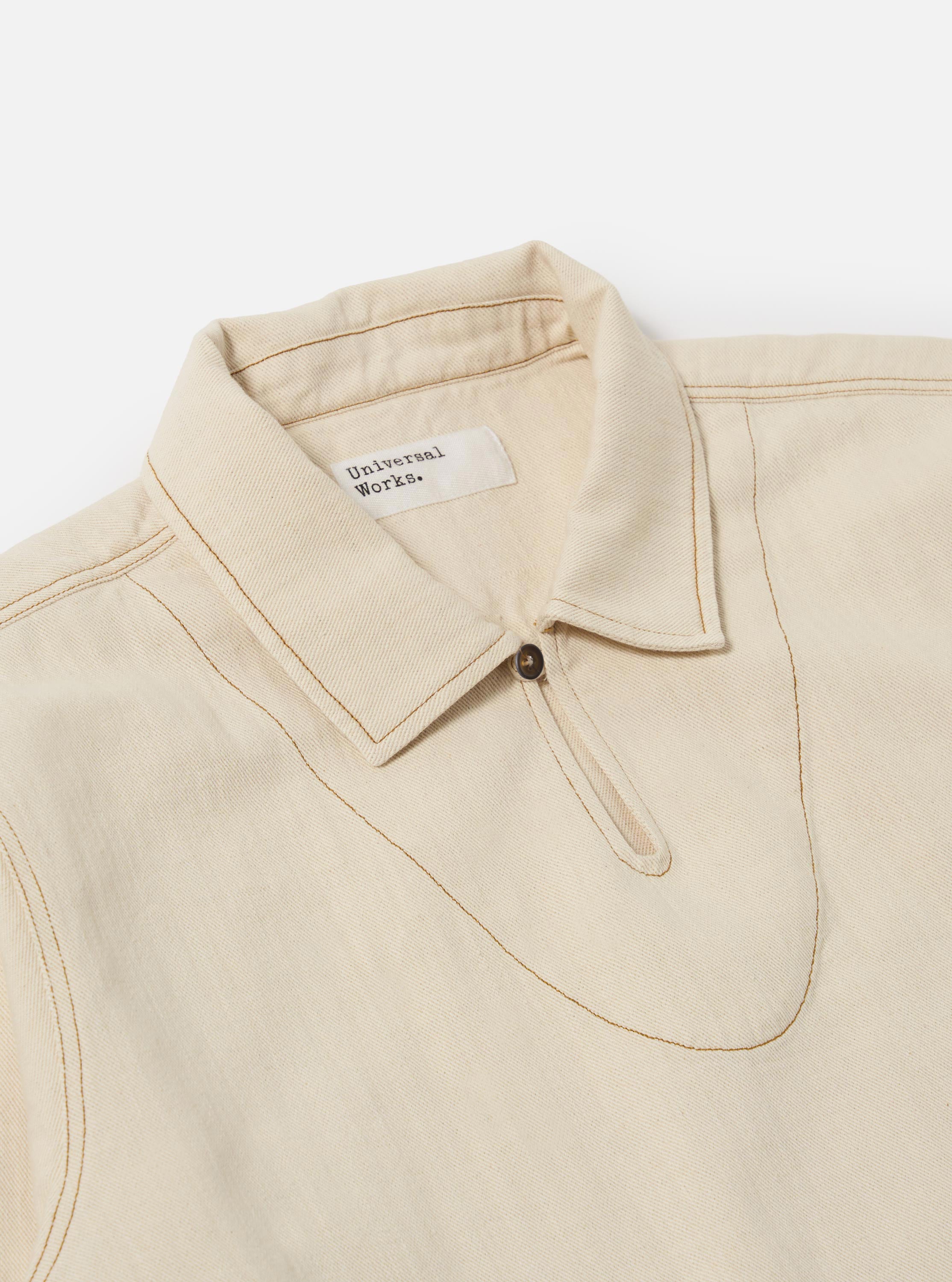 Men's Ecru Koko Cotlin Smock Overshirt – Universal Works