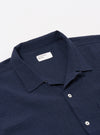 Navy Seersucker Shirting Road Shirt