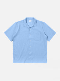 Sky Blue Seersucker Shirting Road Shirt