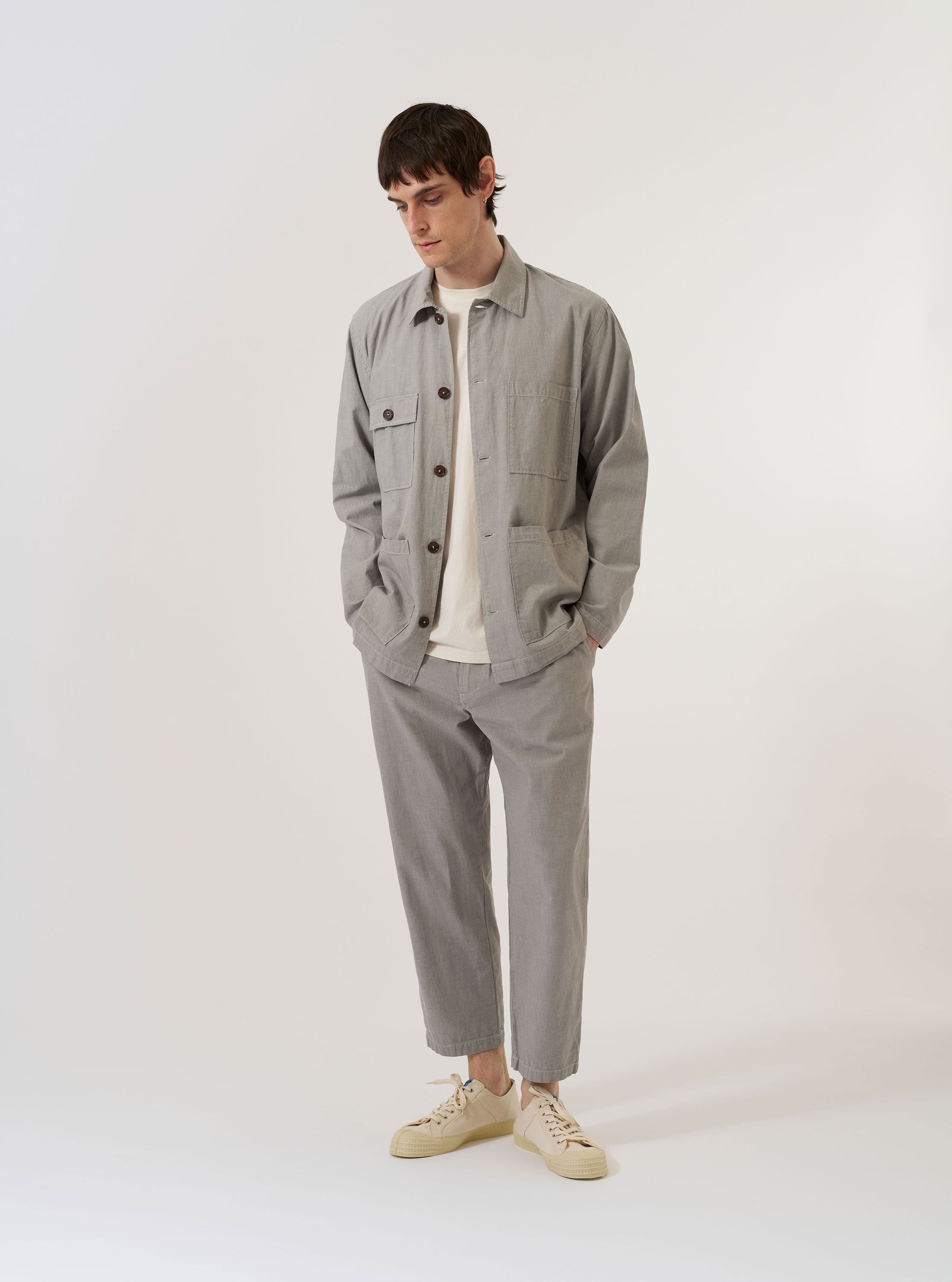 Men's Grey Izumi Cotton Dockside – Universal Works