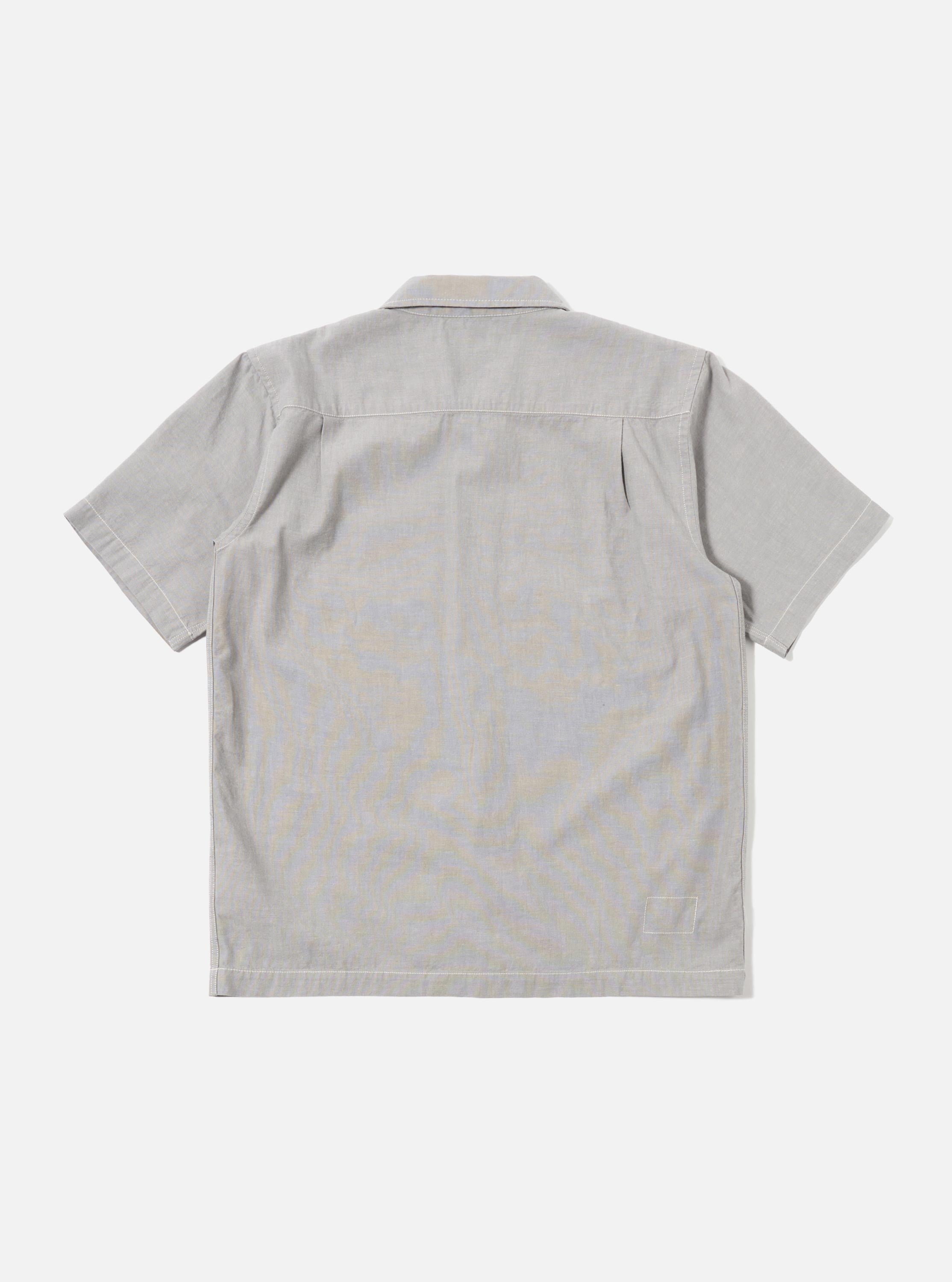 Men's Grey Izumi Cotton S/S Fatigue Shirt – Universal Works