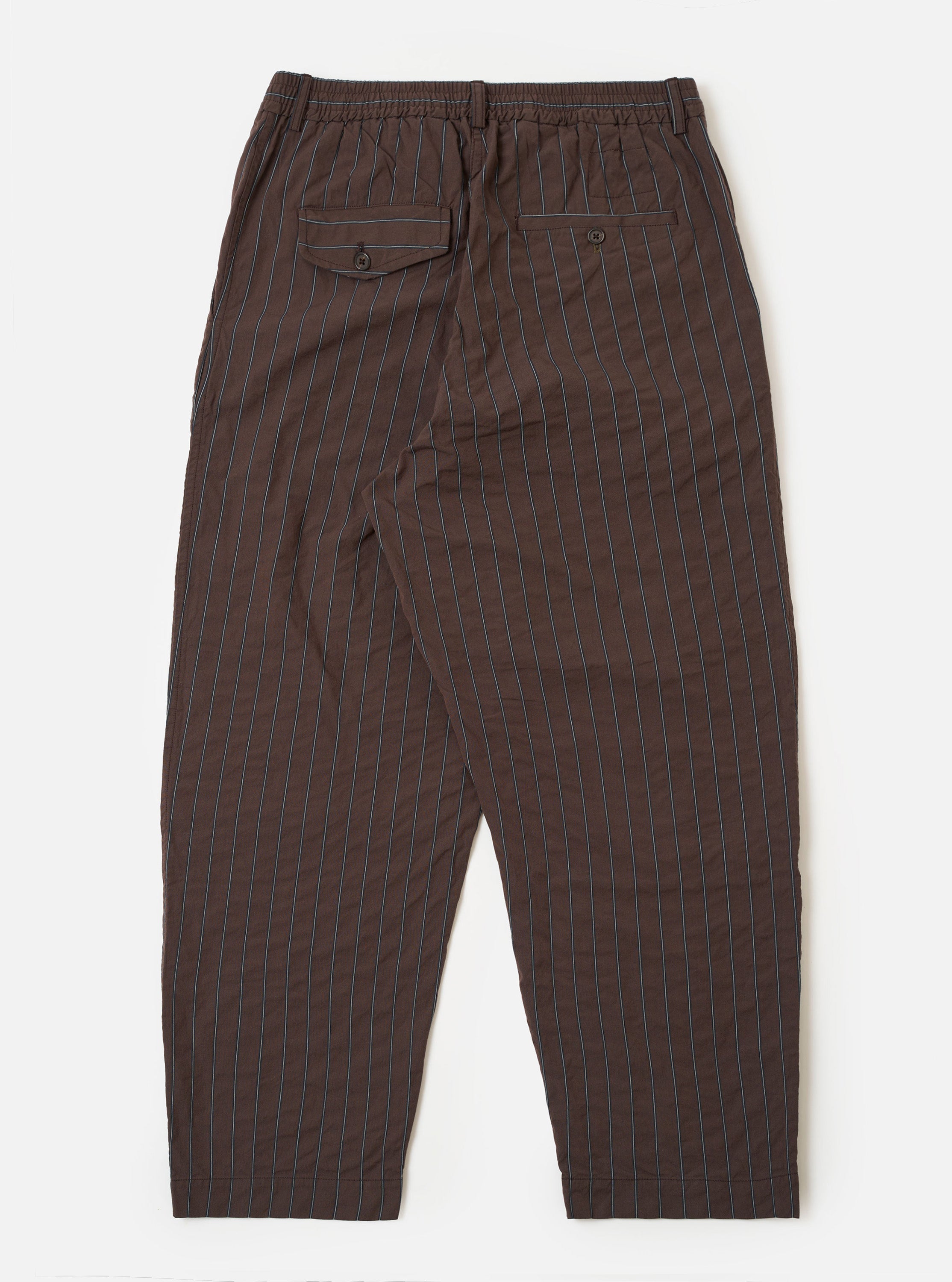 Men's Brown Chester Stripe Oxford Pant – Universal Works