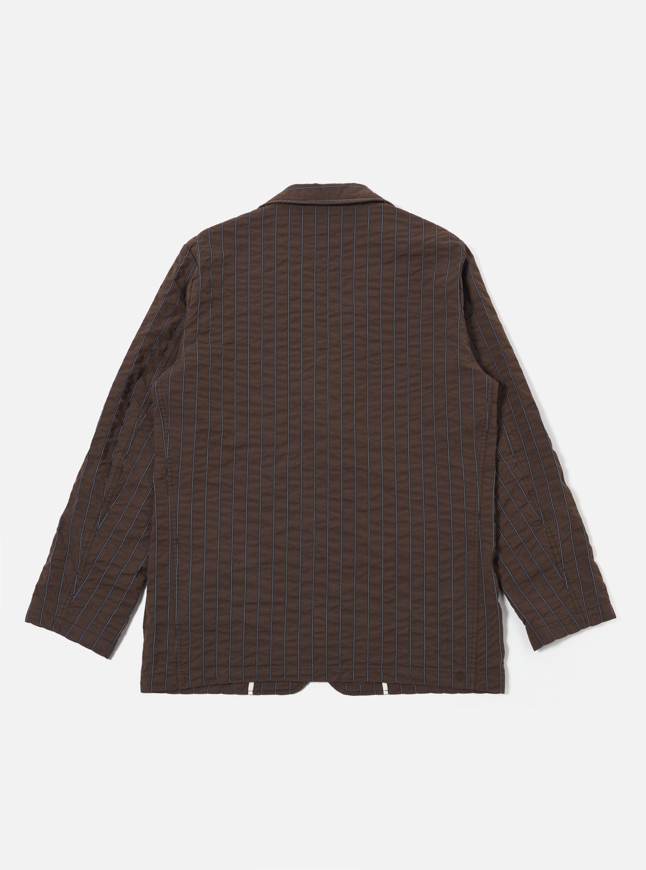 Men's Brown Chester Stripe Two Button Jacket – Universal Works