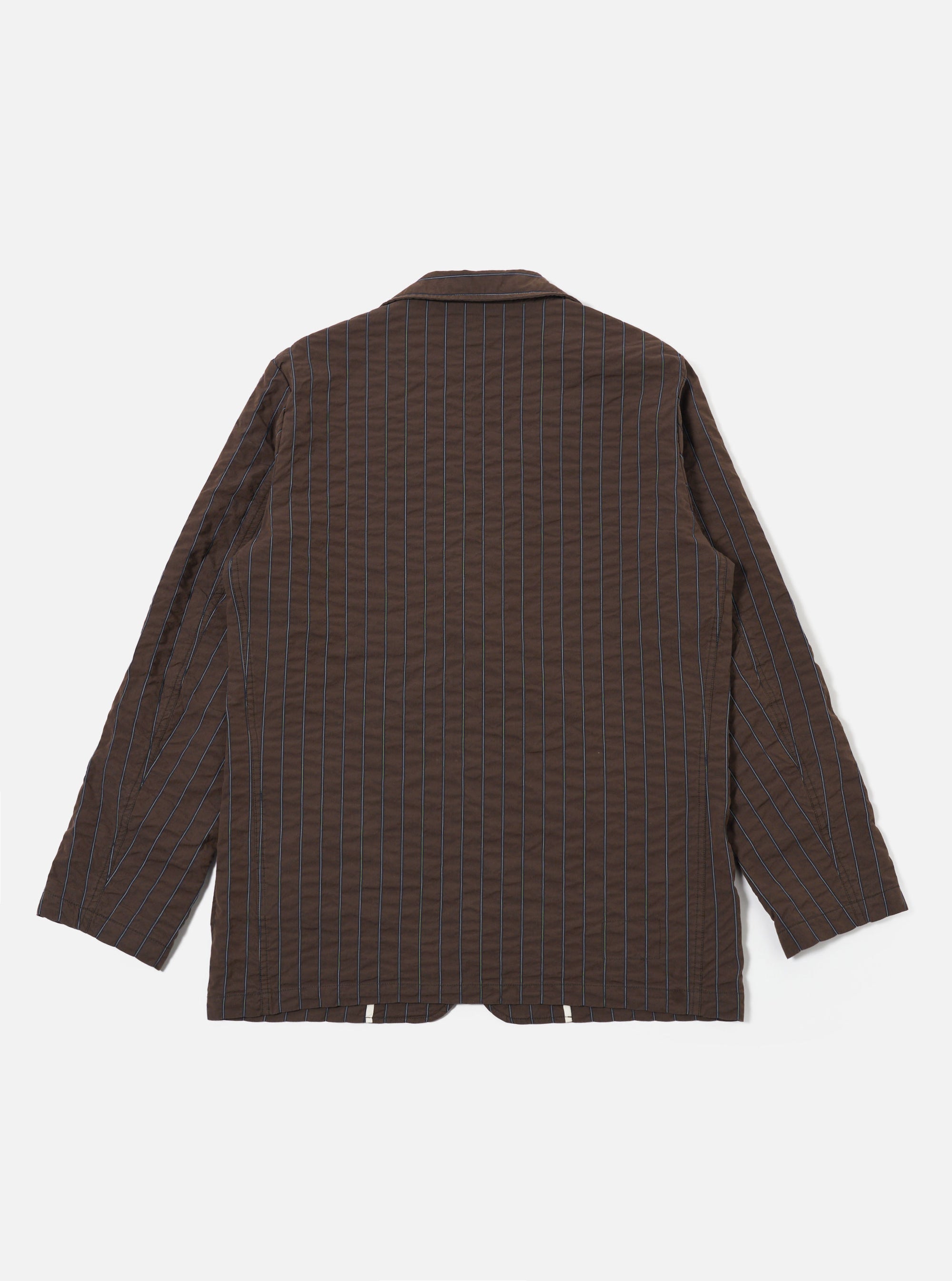 Brown Chester Stripe Two Button Jacket