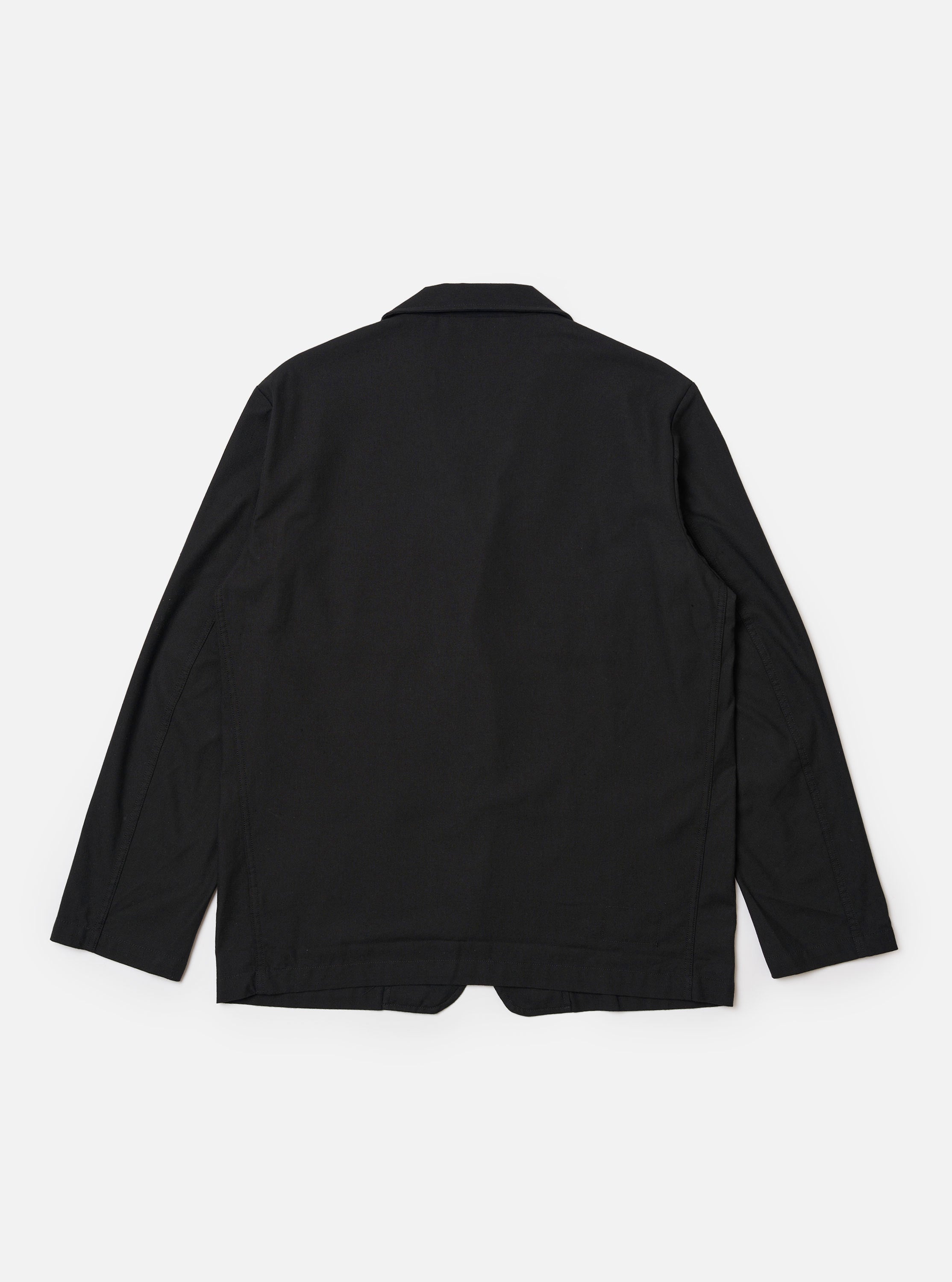 Men's Black Valencia Cotton Two Button Jacket – Universal Works