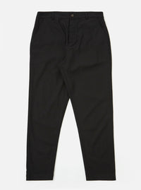 Black Valencia Cotton Military Chino
