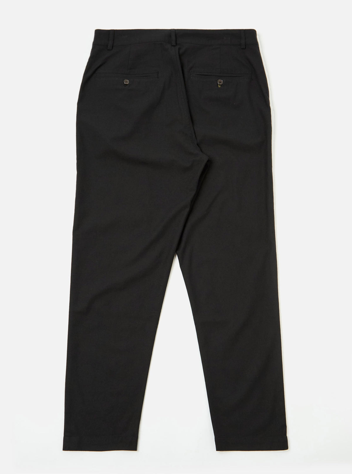 Black Valencia Cotton Military Chino