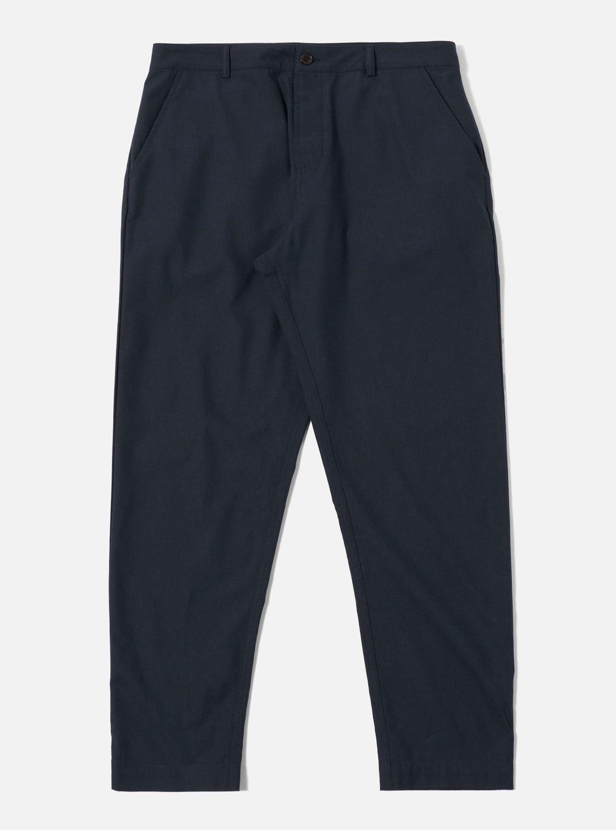 Navy Valencia Cotton Military Chino