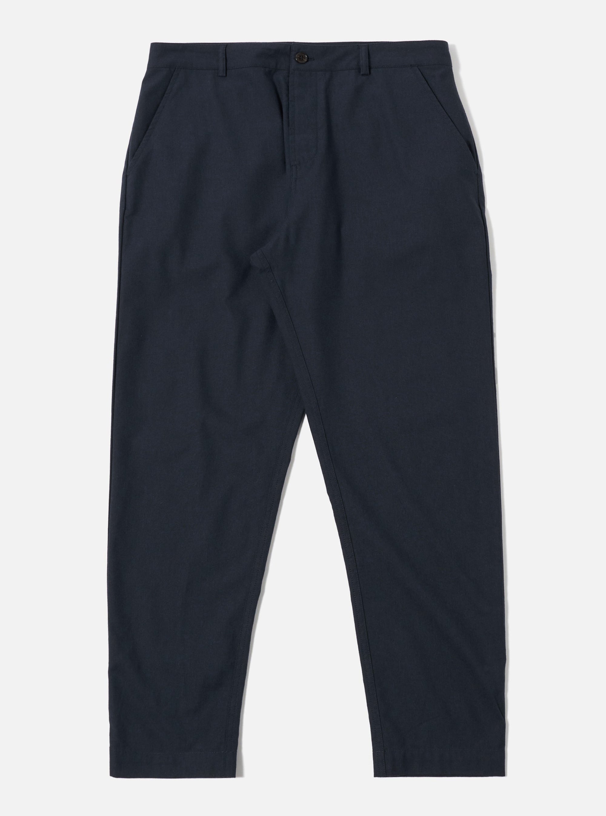 Navy Valencia Cotton Military Chino