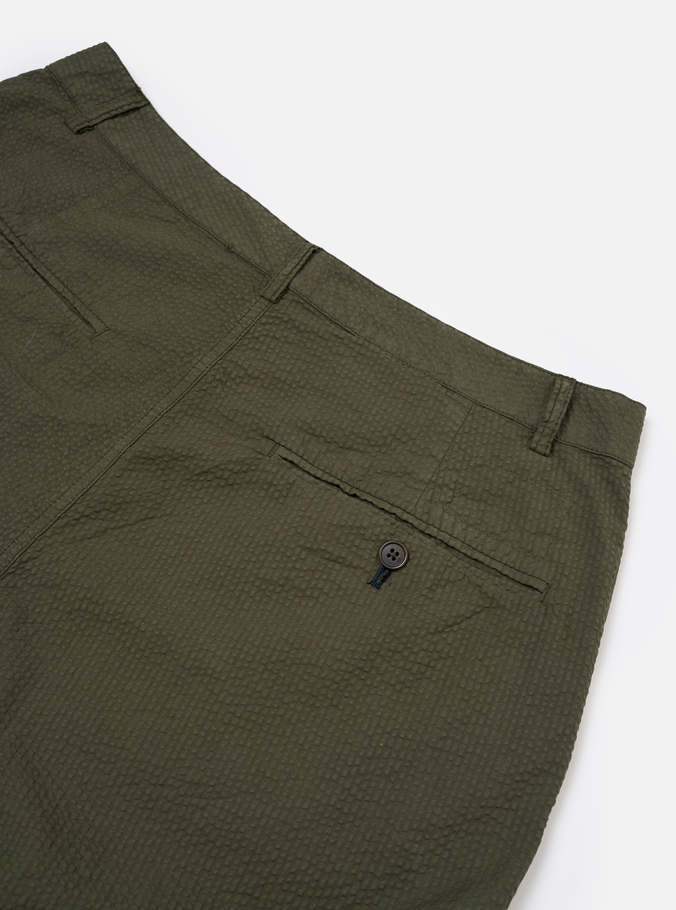 Men's Olive Merida Seersucker Military Chino – Universal Works
