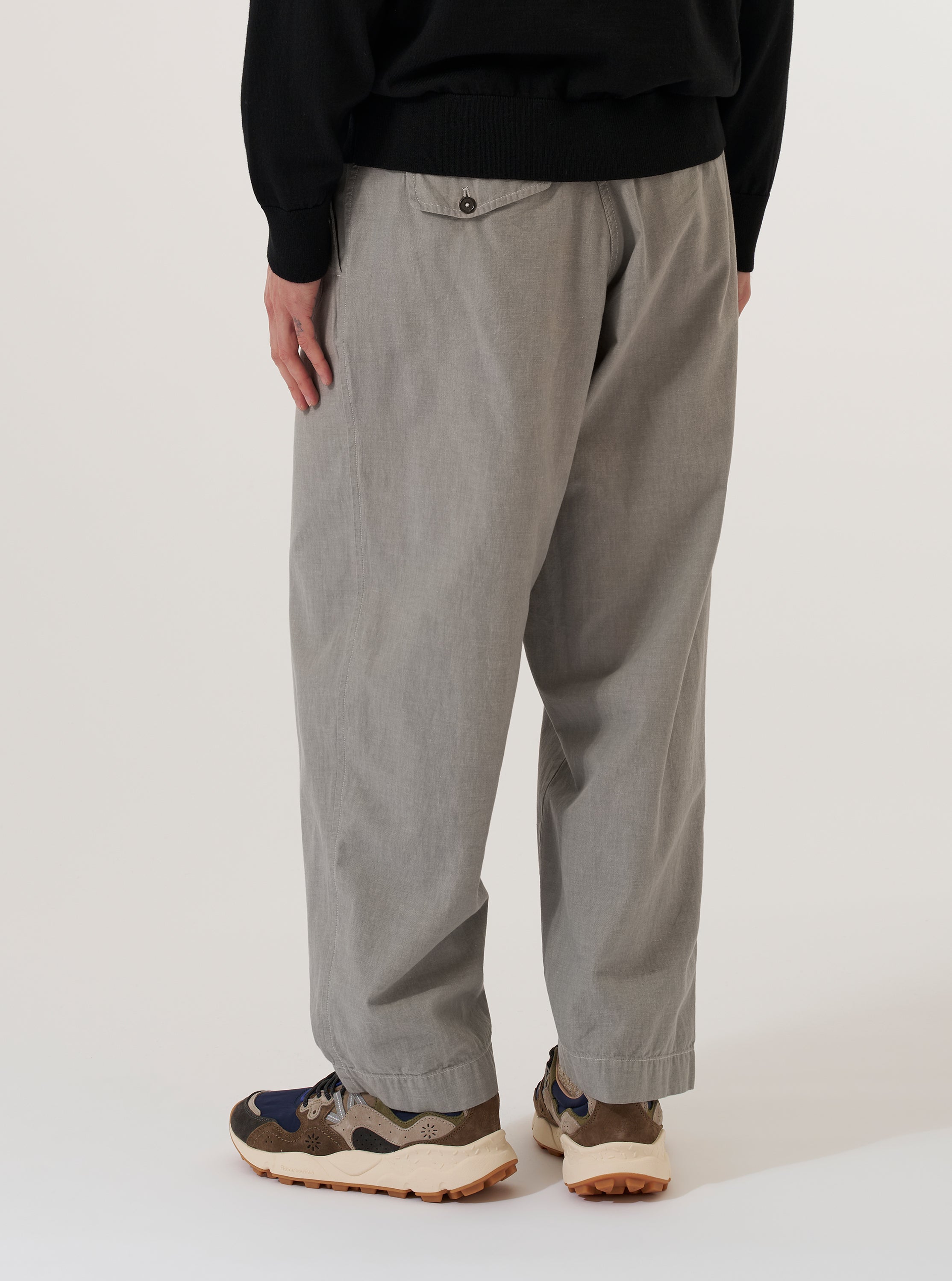 パンツ brushed comfort slacks PT Men's Grey Izumi Cotton Oxford Pant – Universal Works