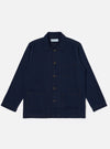 Indigo Recycled Herringbone Bakers Overshirt