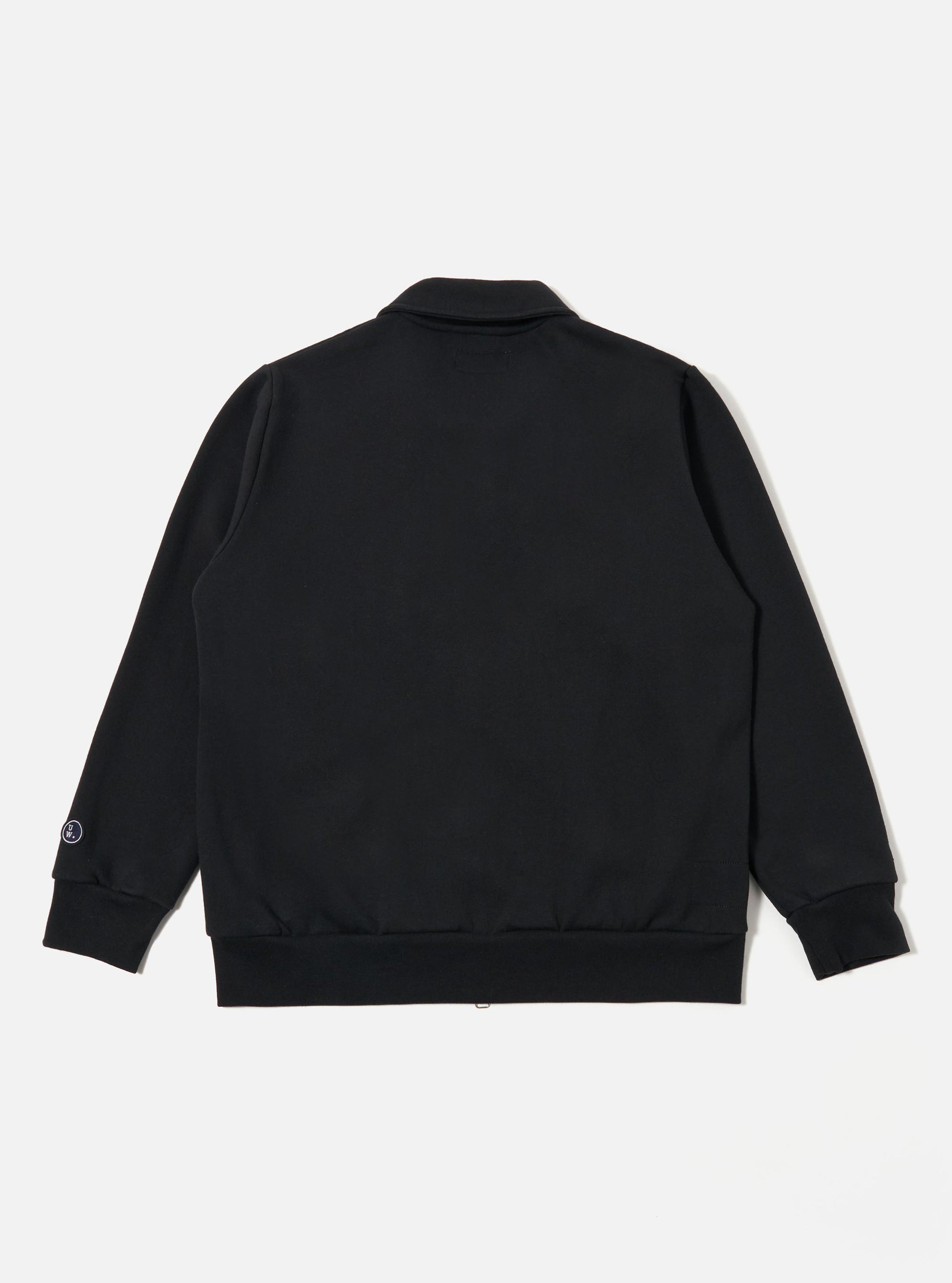 Black Recycled Cotton Blend Jersey Tyler Jacket
