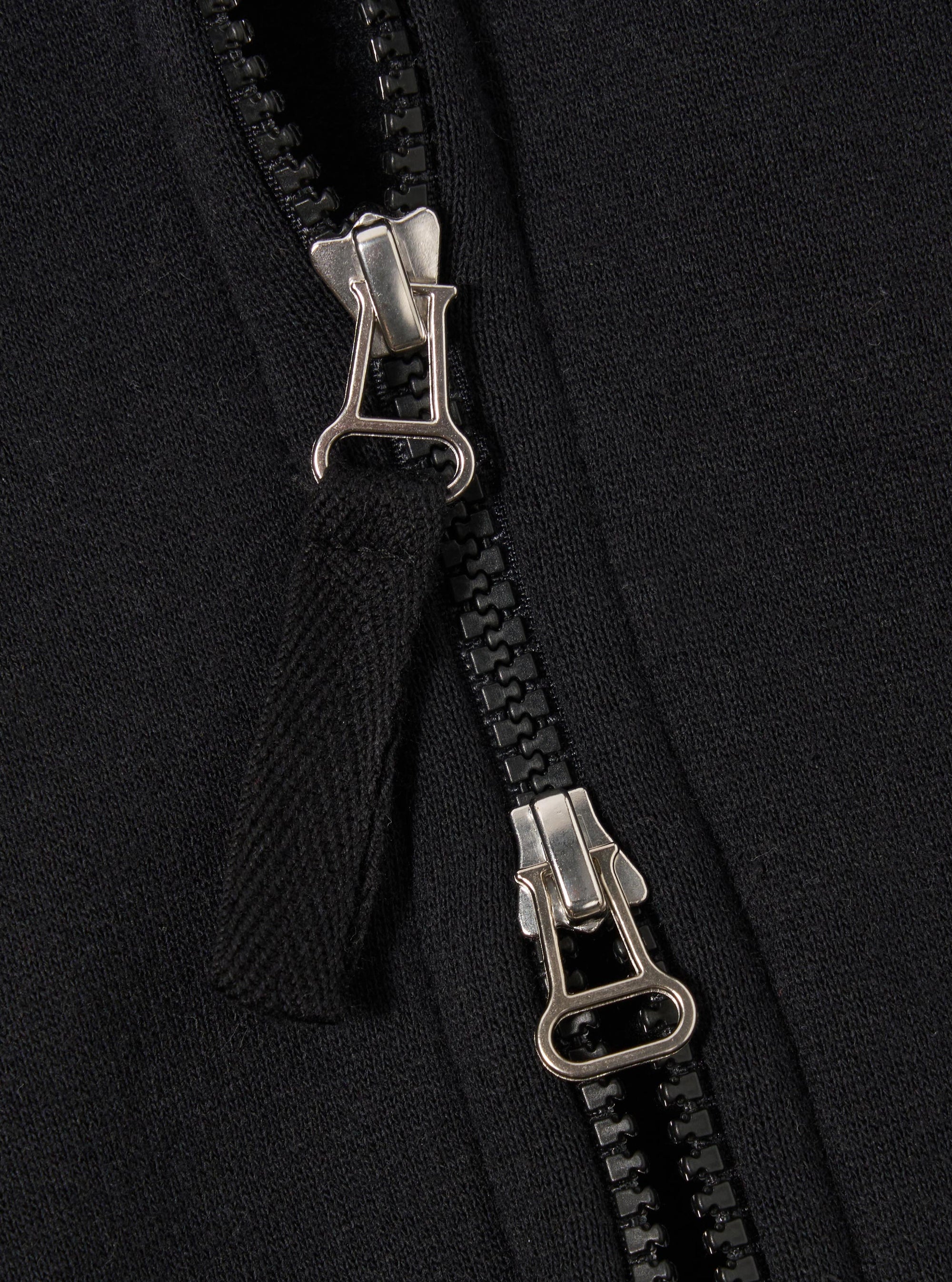 Black Recycled Cotton Blend Jersey Tyler Jacket