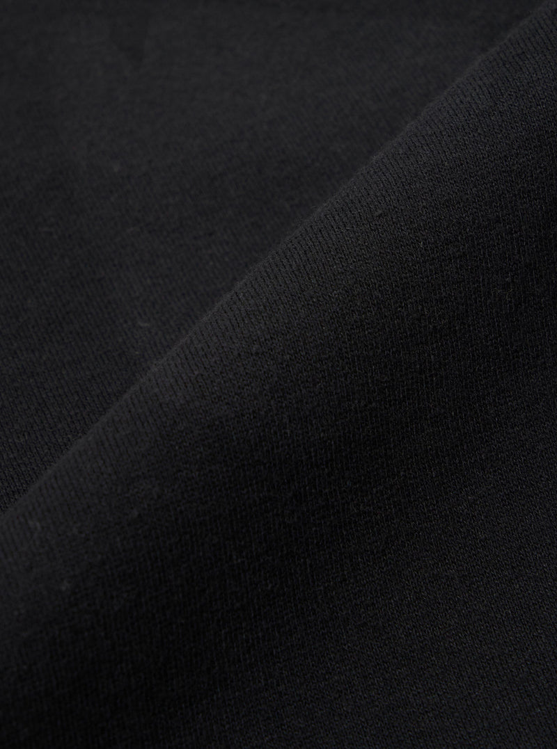 Black Recycled Cotton Blend Jersey Tyler Jacket