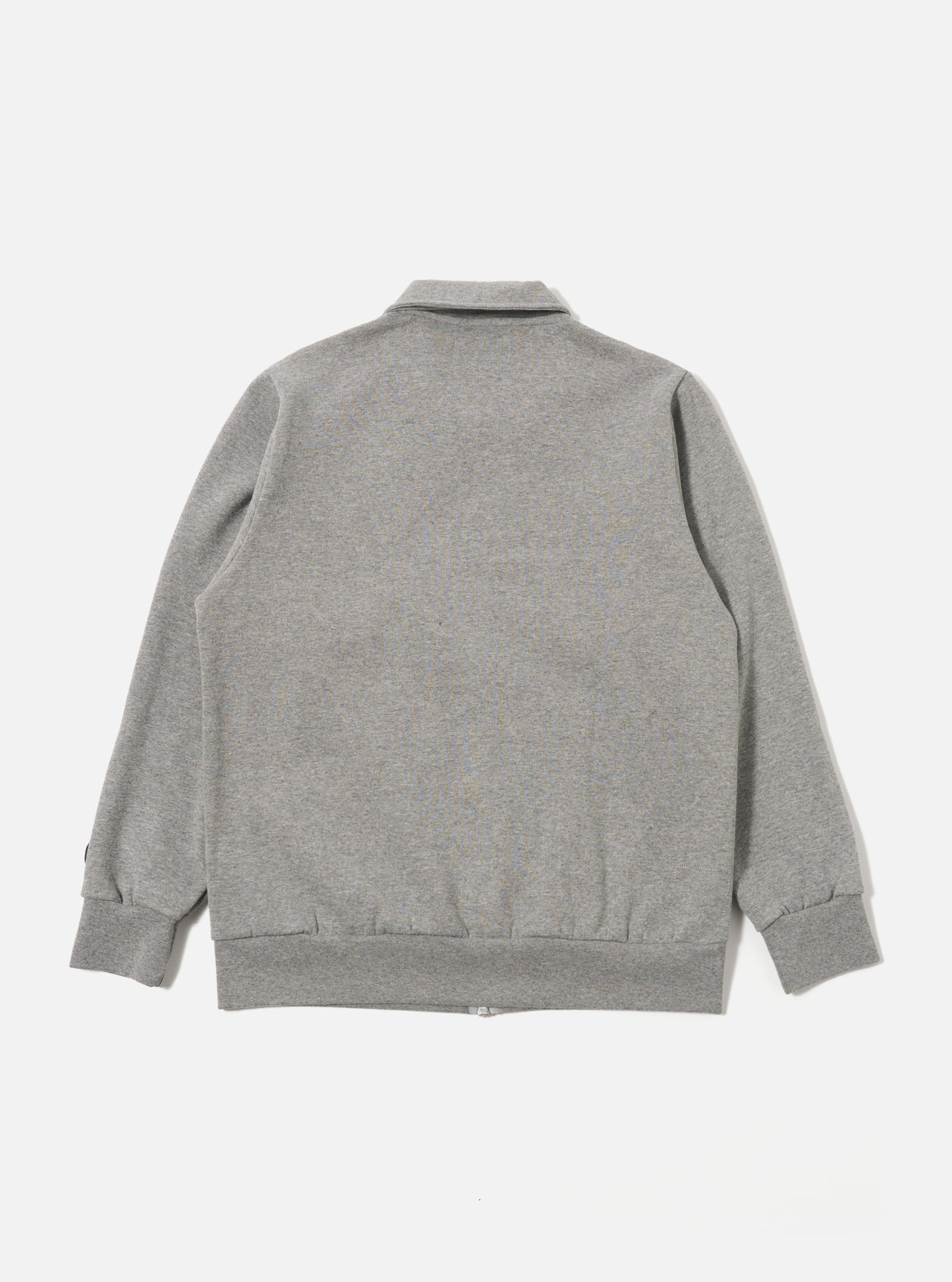 Grey Marl Recycled Cotton Blend Jersey Tyler Jacket