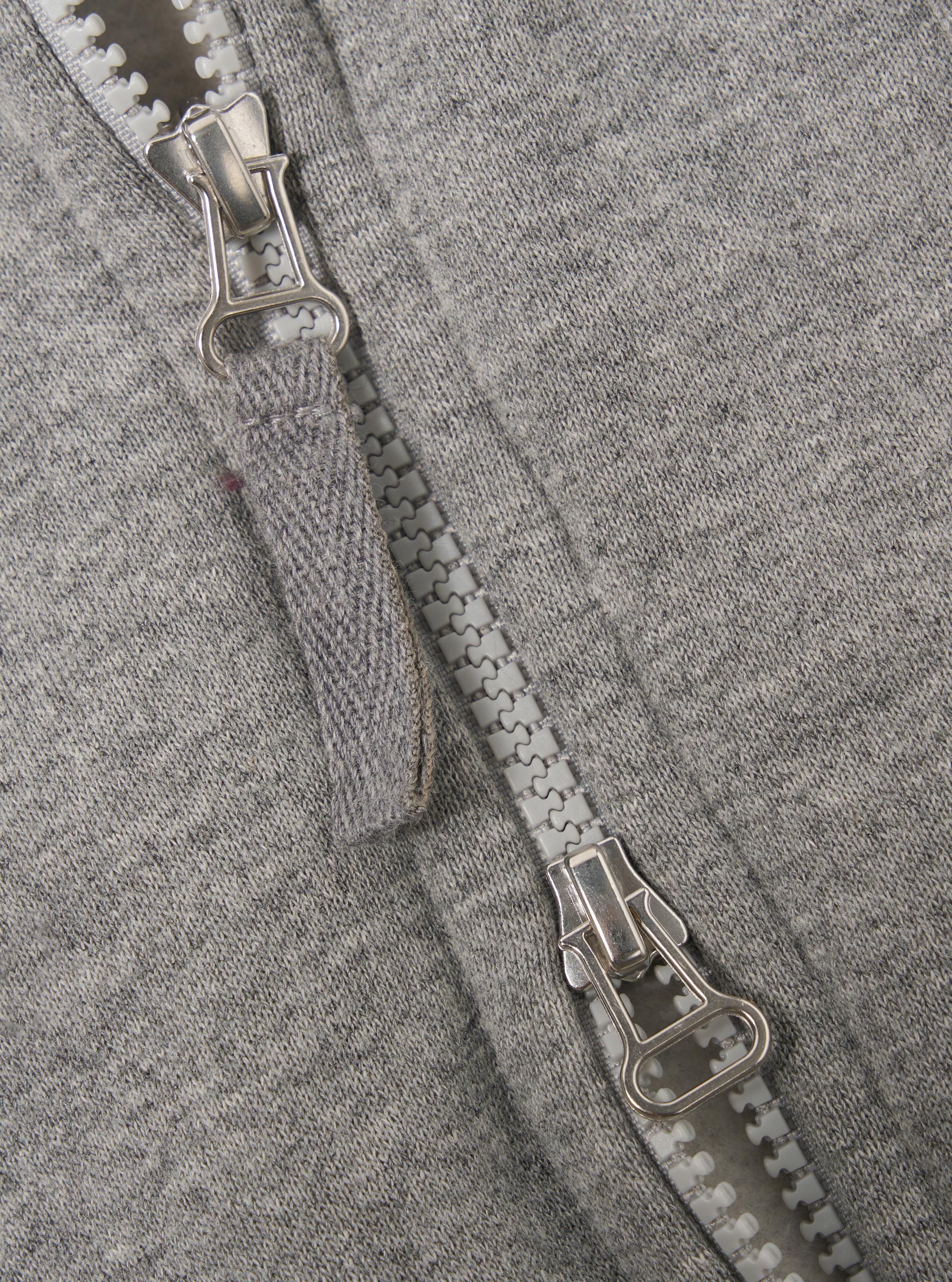 新品タグ付YOKE 24SS 3B STITCHED JACKET アクアグレイ Men's Grey Marl Recycled Cotton Blend Jersey Tyler Jacket