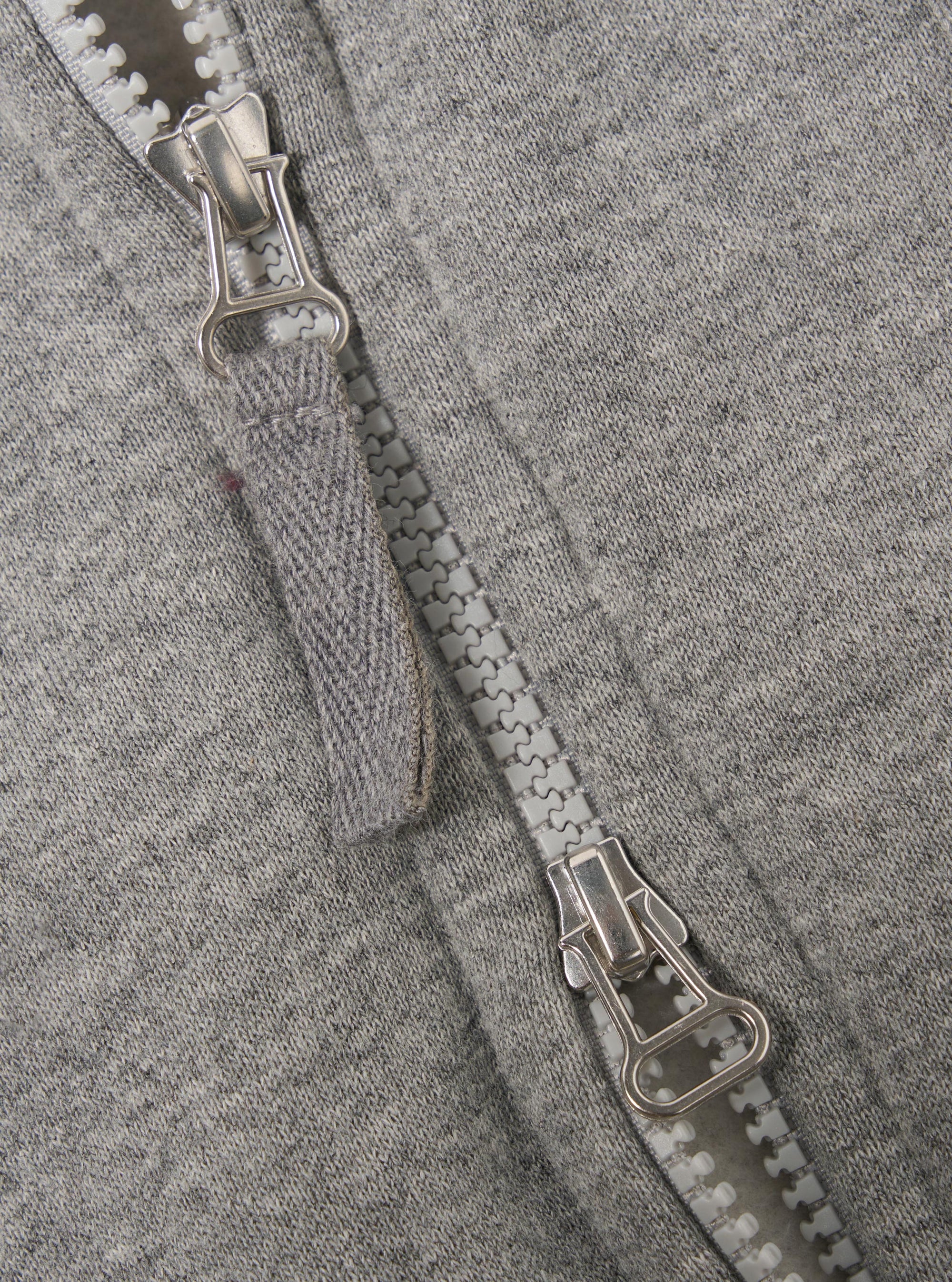 Grey Marl Recycled Cotton Blend Jersey Tyler Jacket