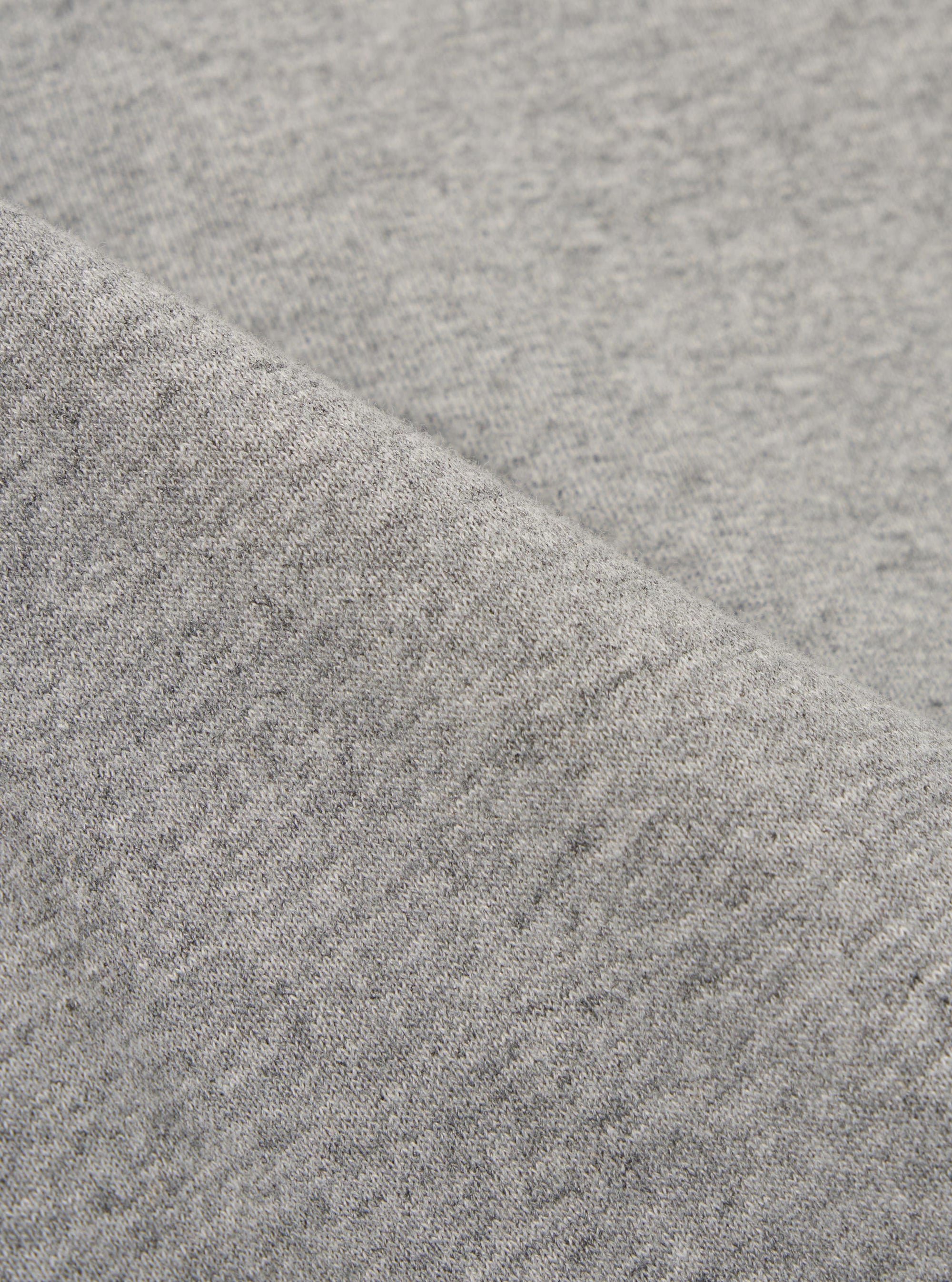 Grey Marl Recycled Cotton Blend Jersey Tyler Jacket