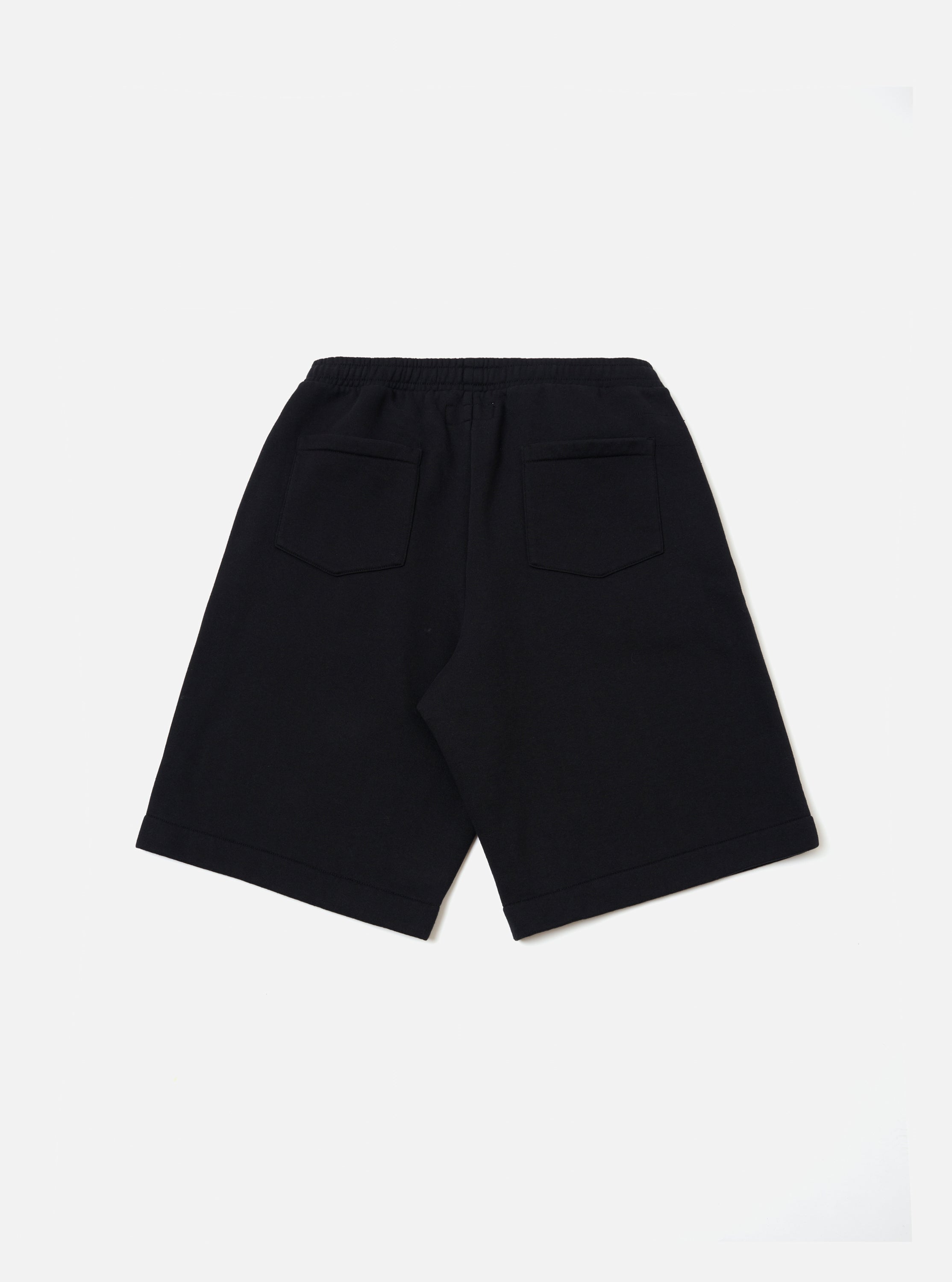 Men's Black Recycled Cotton Blend Jersey Vacation Short