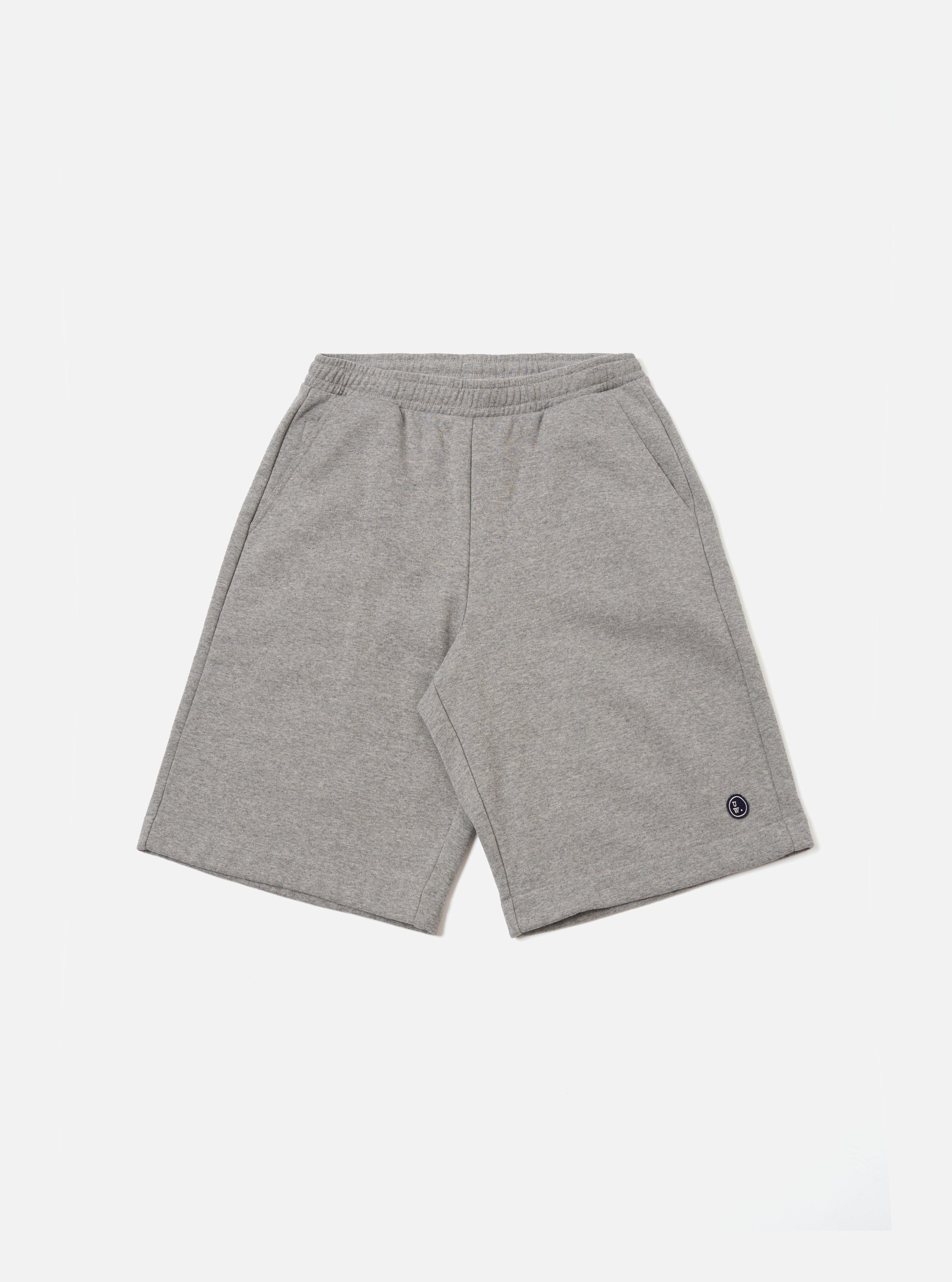 Men's Grey Marl Recycled Cotton Blend Jersey Vacation Short
