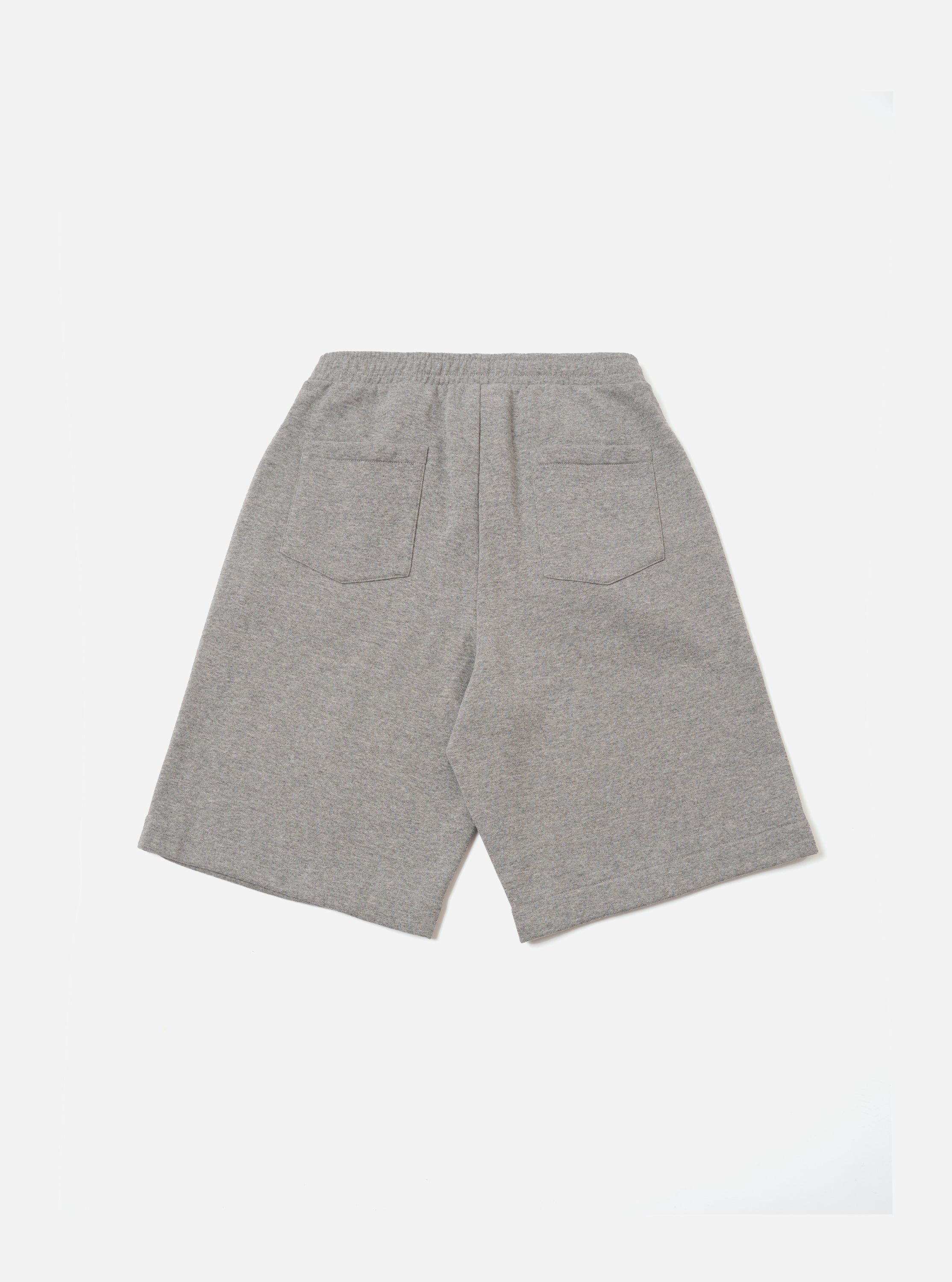 Men's Grey Marl Recycled Cotton Blend Jersey Vacation Short