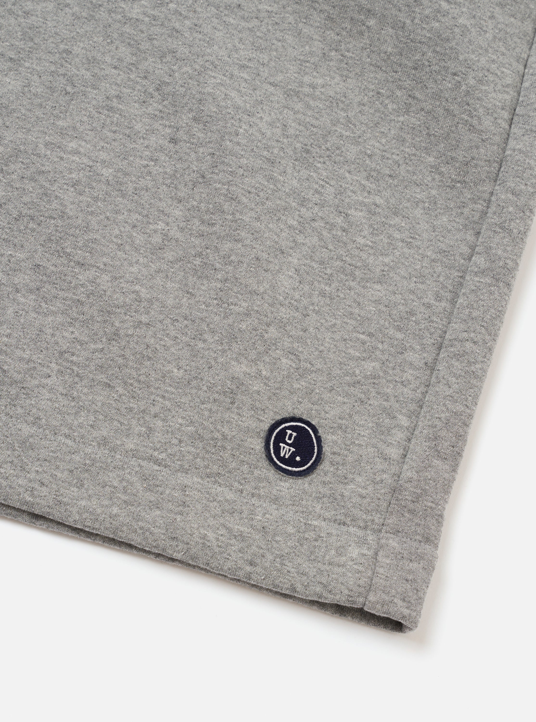Men's Grey Marl Recycled Cotton Blend Jersey Vacation Short