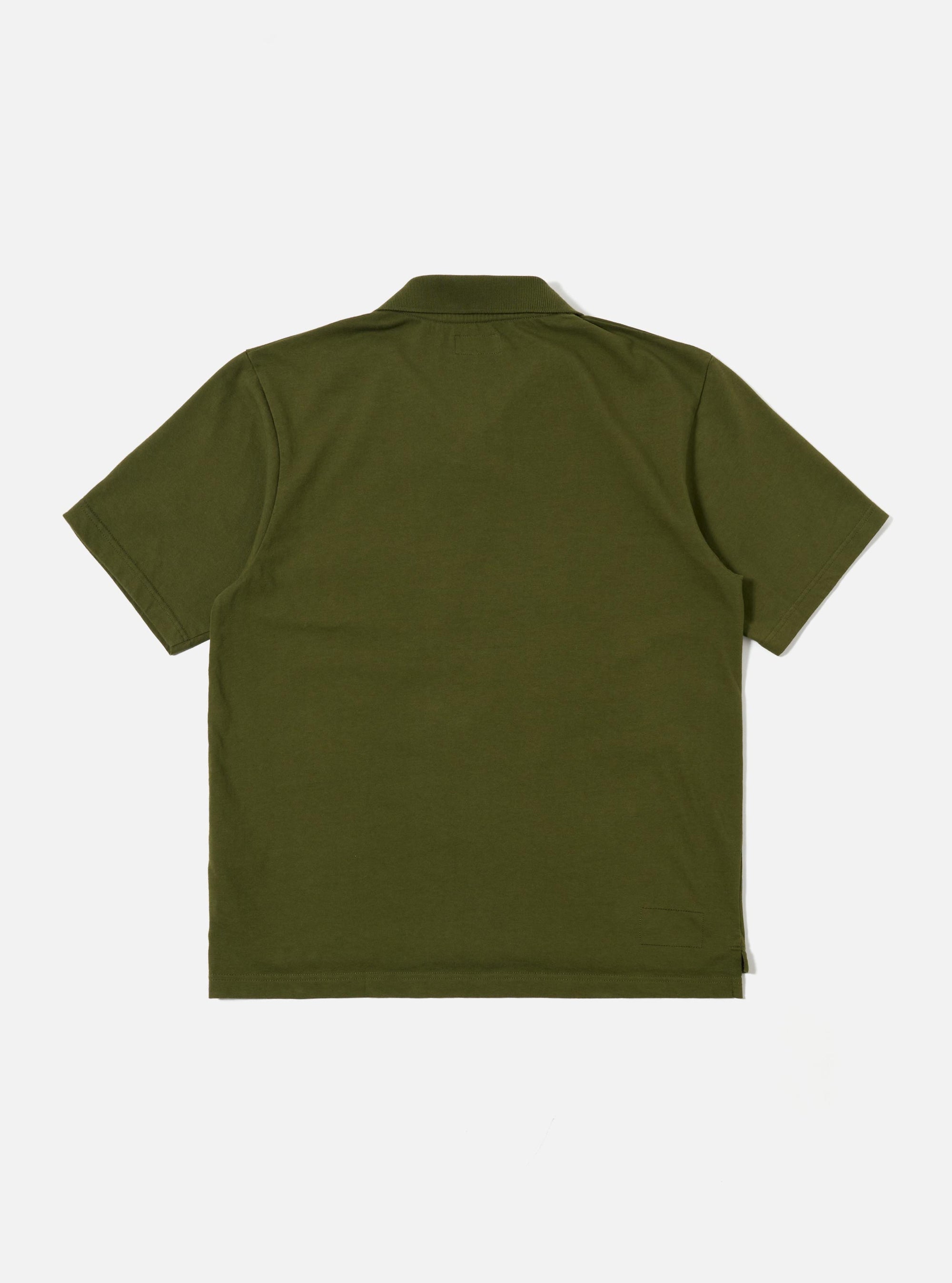 Olive Rugby Jersey Oversized Vacation Polo