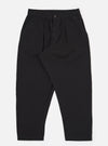 Black Merida Seersucker Pleated Track Pant