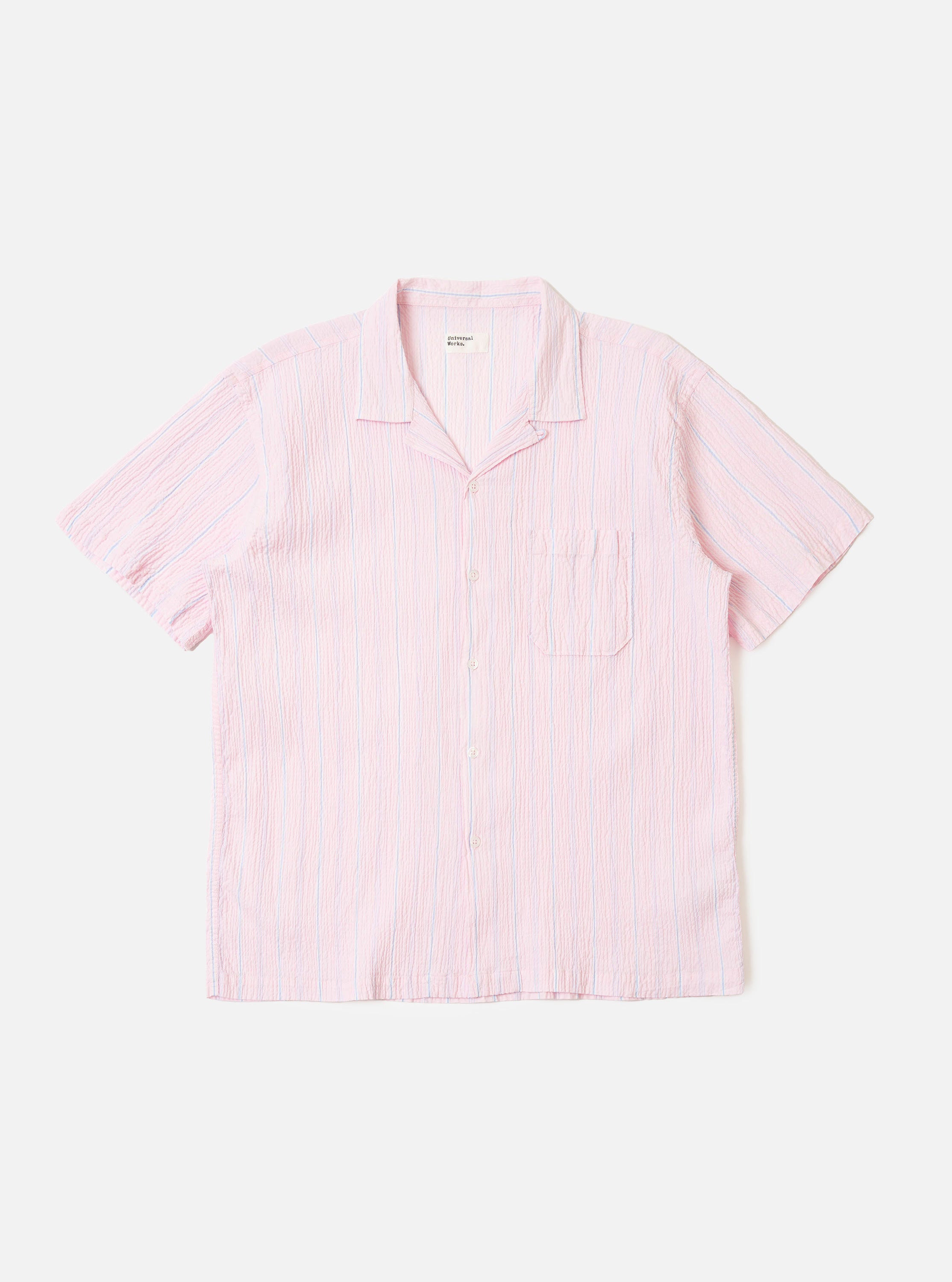 Men's Pink Lily Stripe Road Shirt – Universal Works