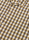 The Olive Aberdeen Lincot Road Shirt is shown from the back as a flat lay against a plain white background. The image highlights the shirt's straight hem, short sleeves, and the textured olive green cotton-linen blend fabric.