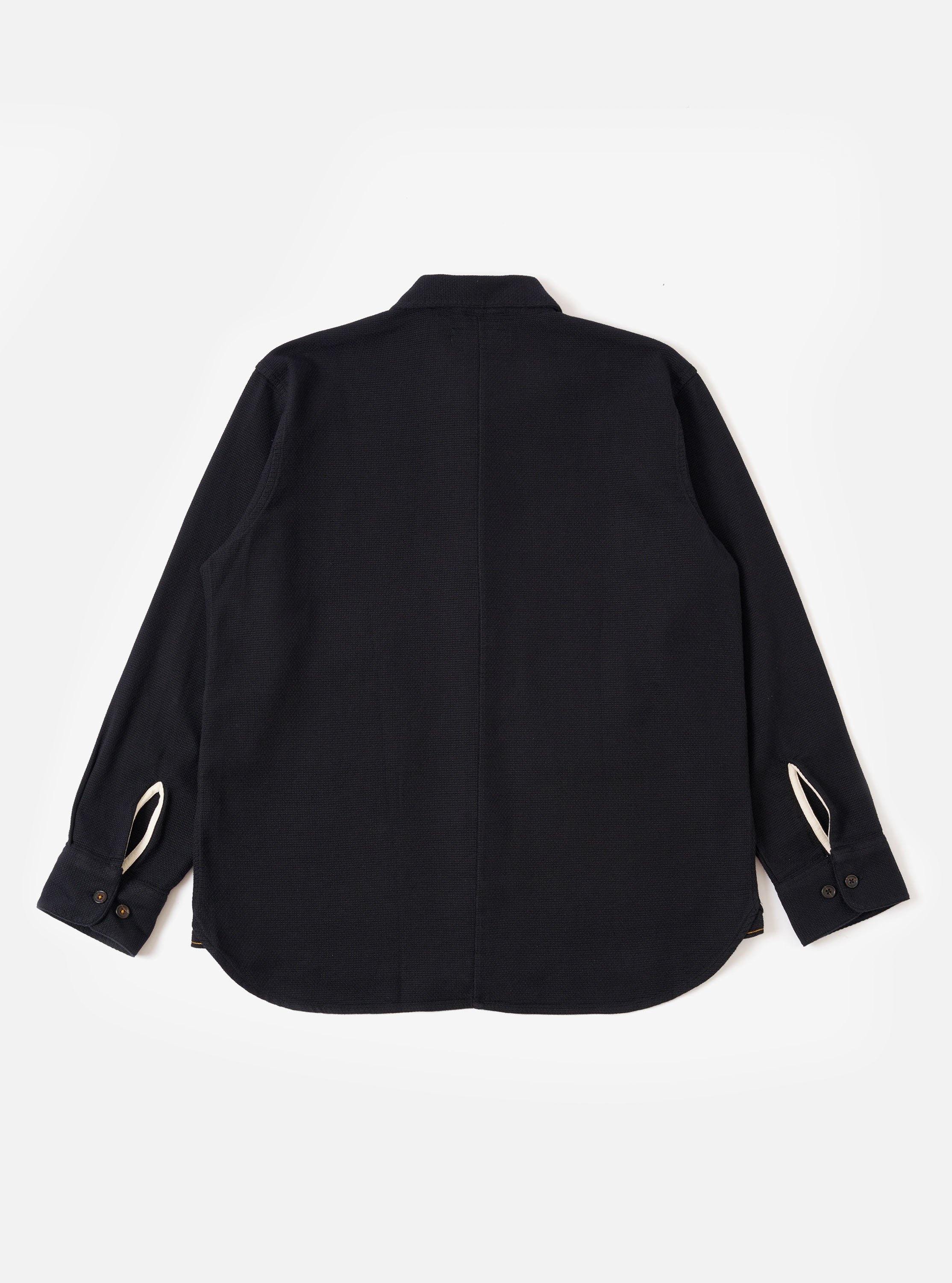 Men's Black Cotton Travail Overshirt – Universal Works