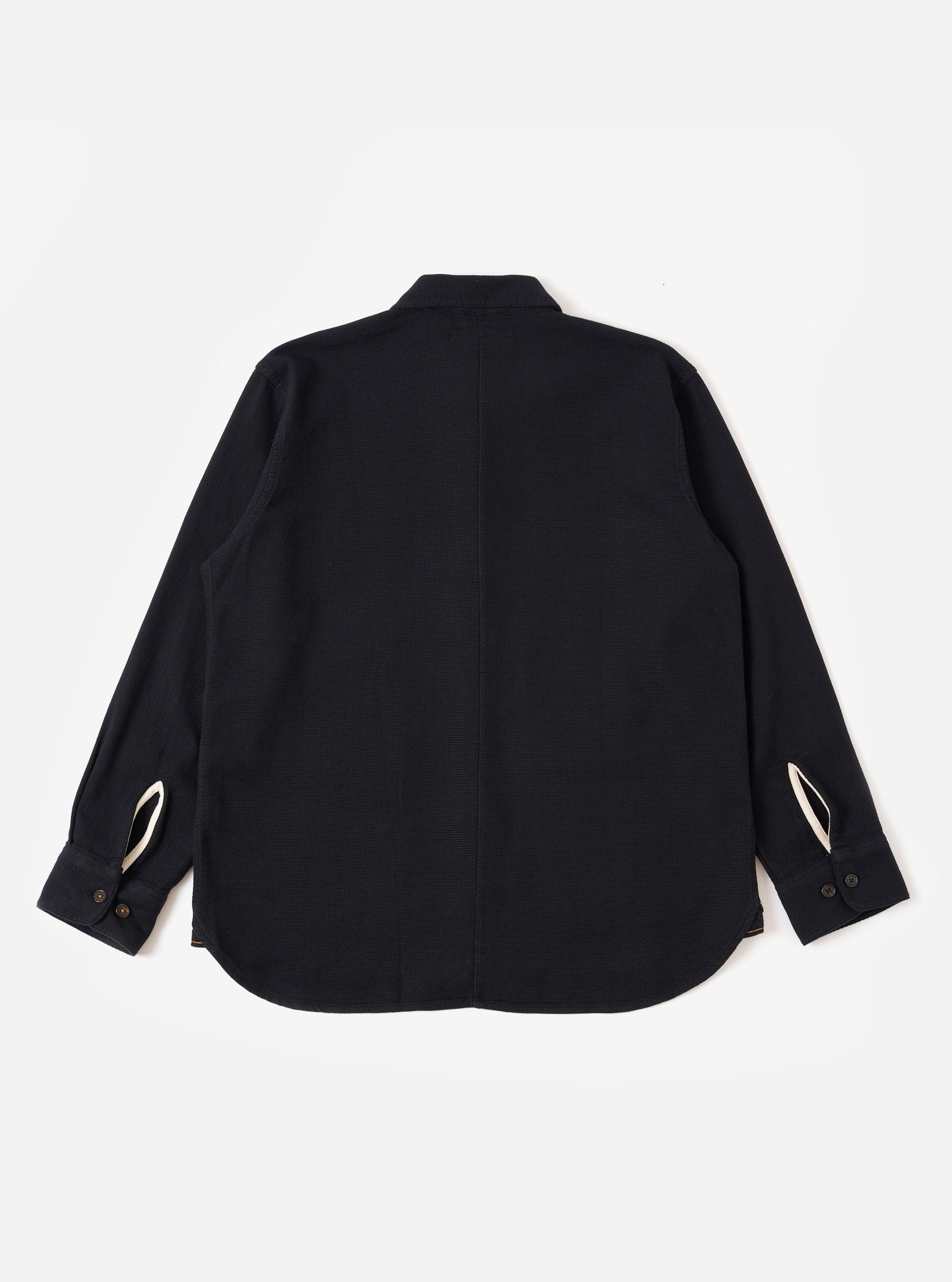 Black Kendal Cotton Travail Overshirt