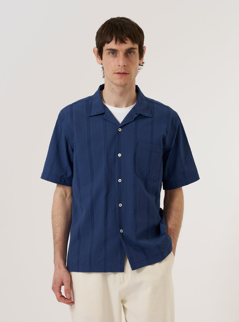 Blue Maui Cotton Road Shirt