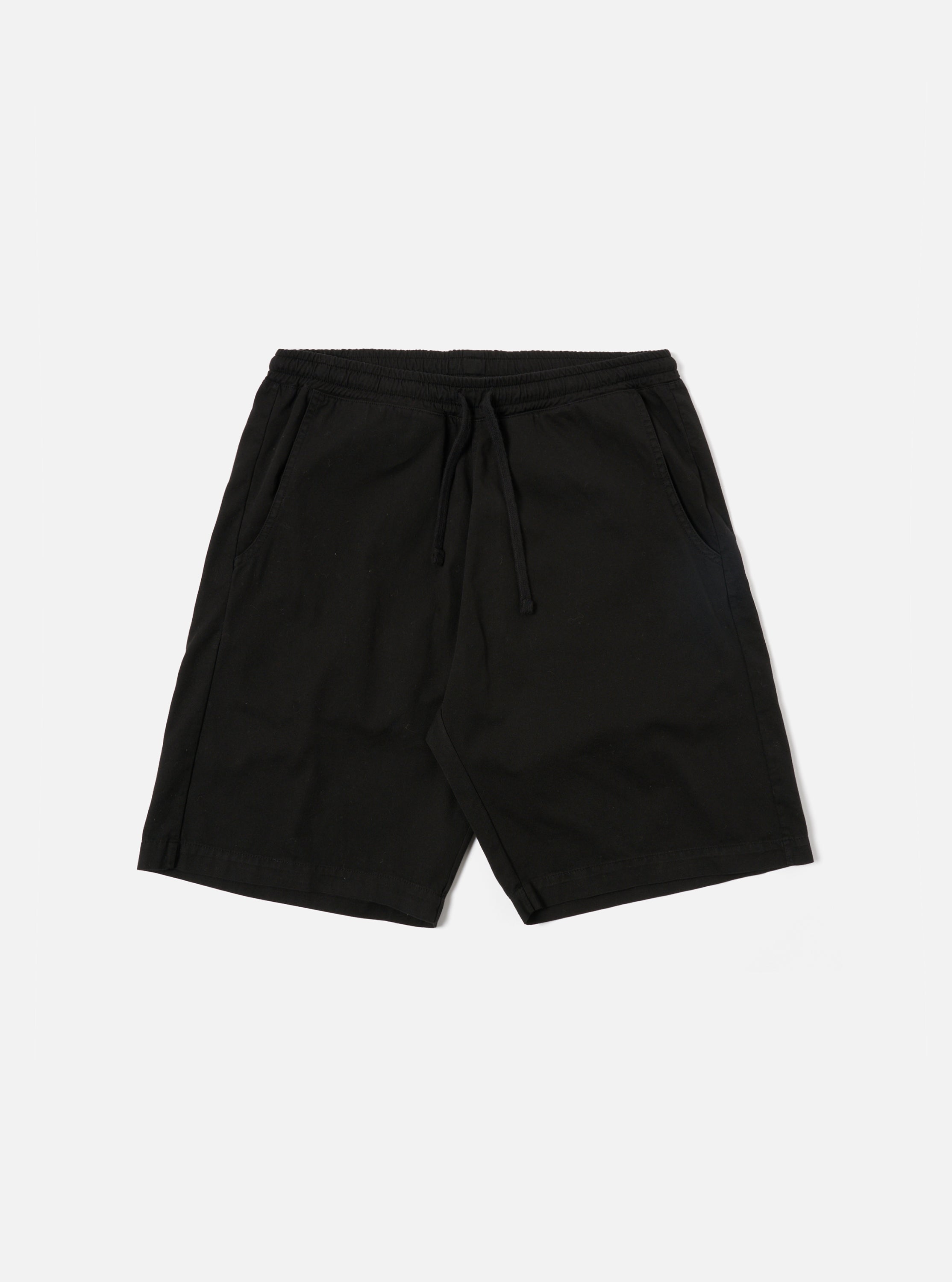Men's Black Kelly Cotton Simple Short – Universal Works