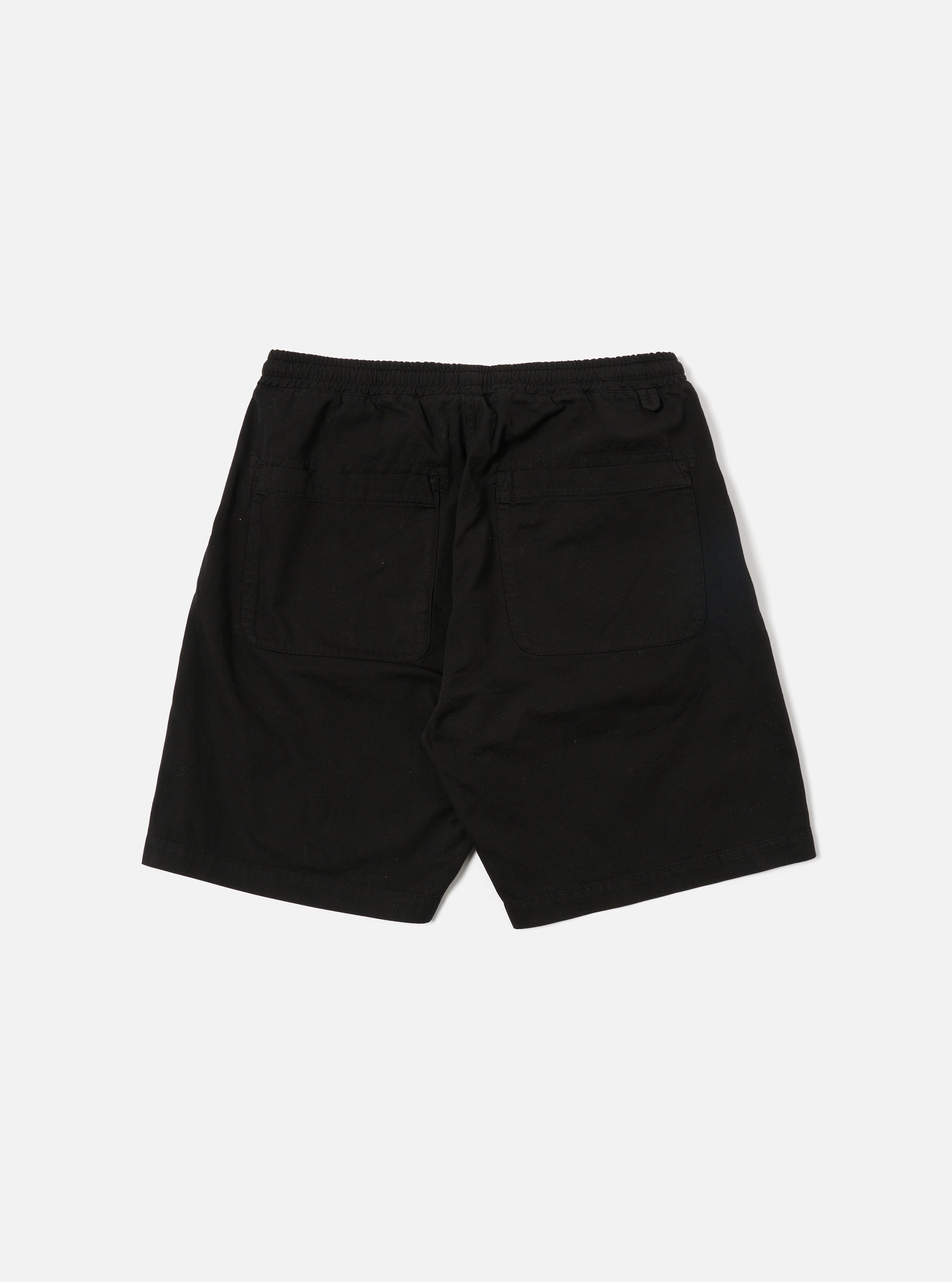 Men's Black Kelly Cotton Simple Short – Universal Works