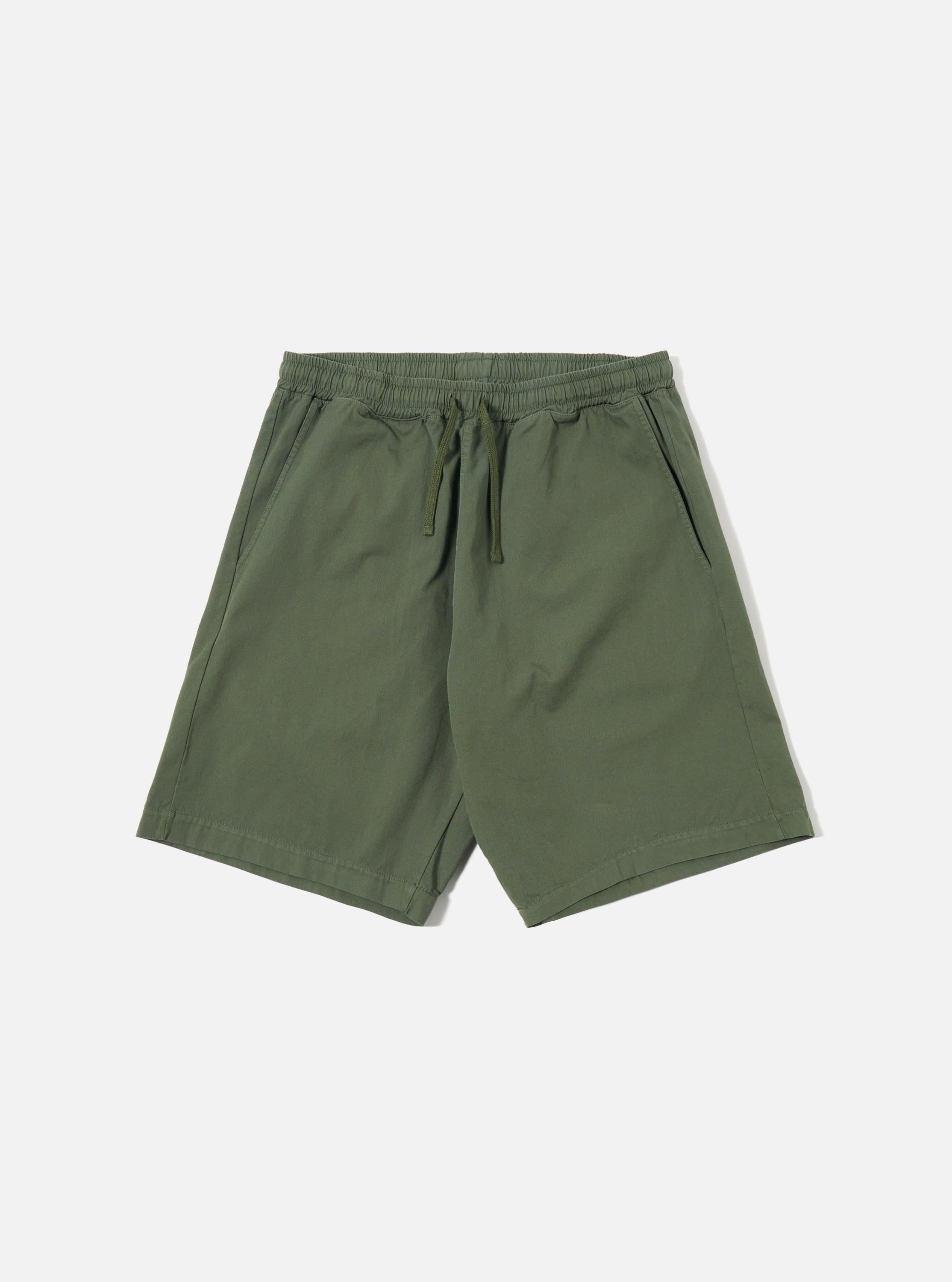 Men's Olive Kelly Cotton Simple Short – Universal Works