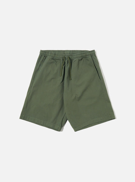 Men's Green Kelly Cotton Simple Short – Universal Works