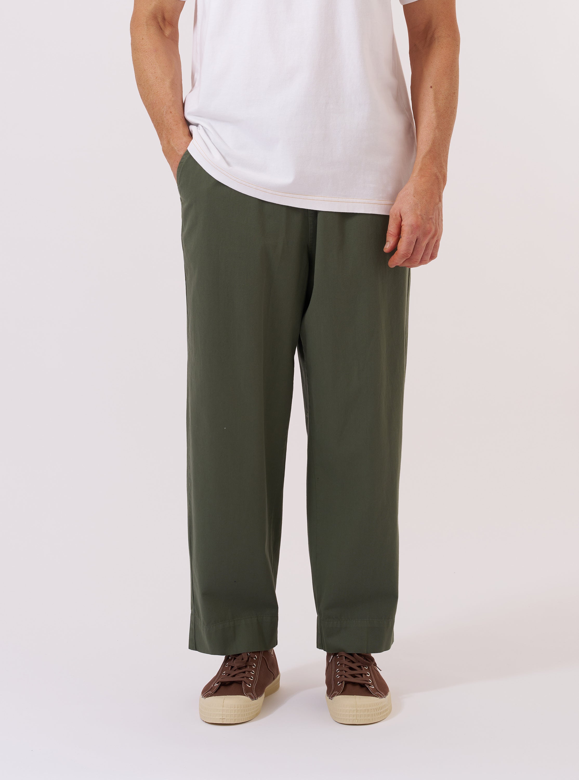 Men's Olive Kelly Cotton Judo Pant – Universal Works